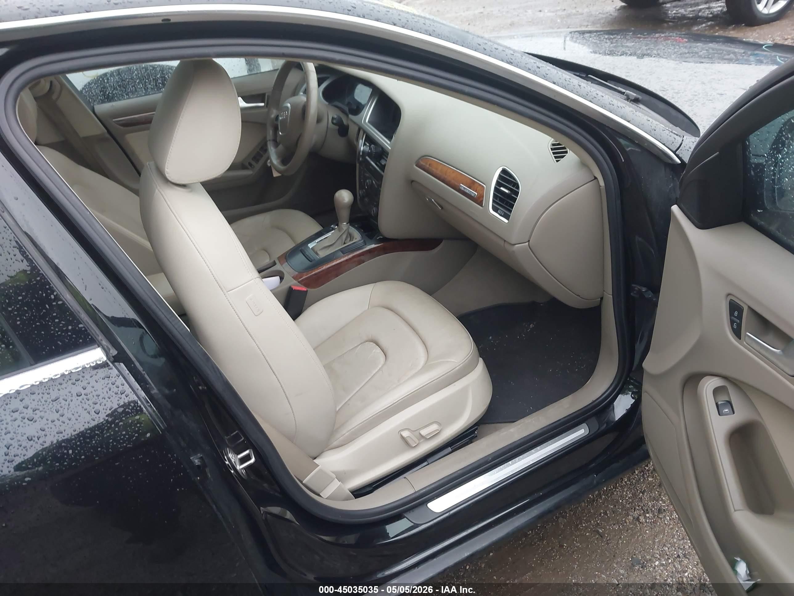 2011 Audi A4 2.0t Premium Black vin: WAUFFAFL7BN047786