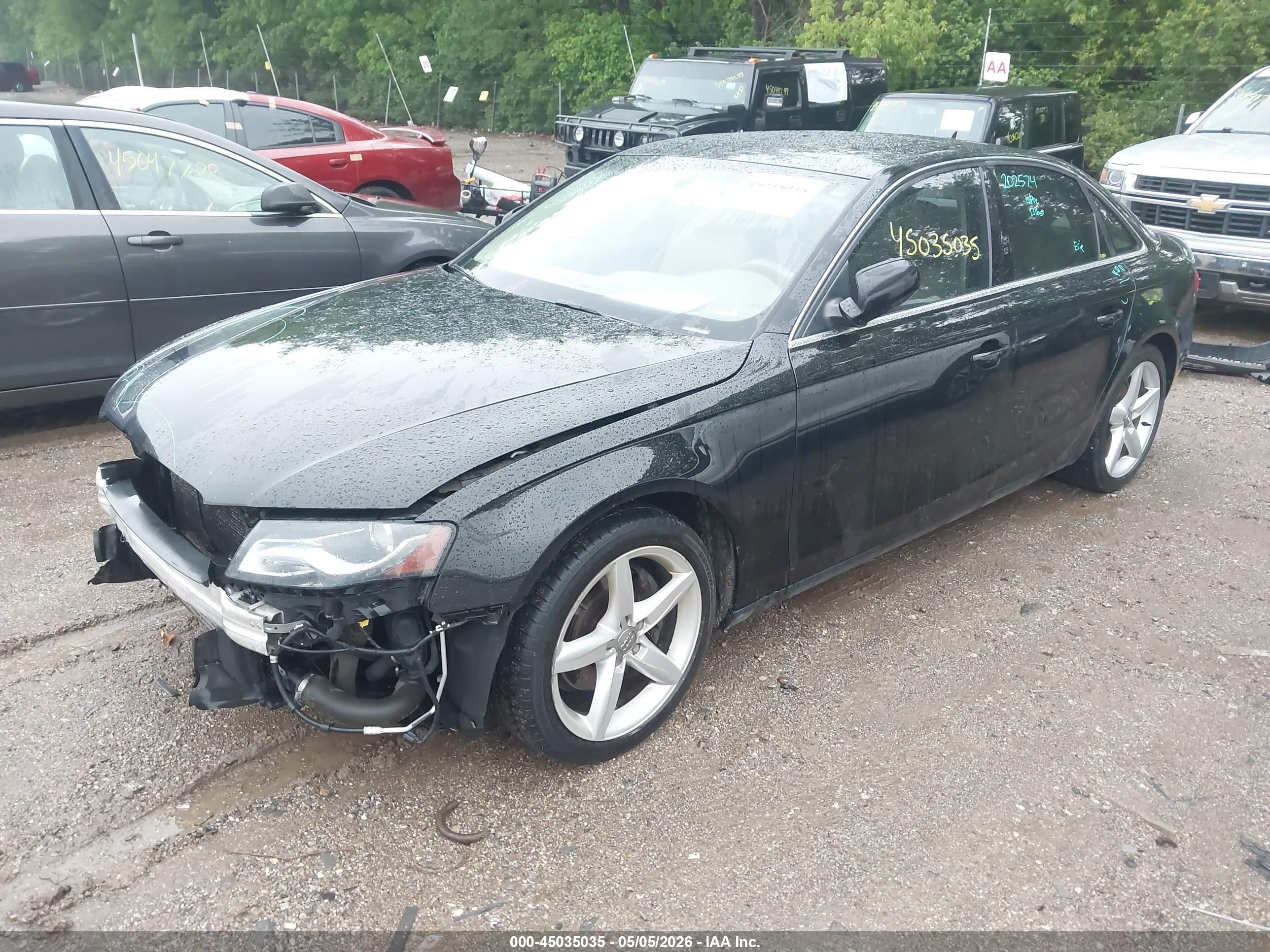 2011 Audi A4 2.0t Premium Black vin: WAUFFAFL7BN047786
