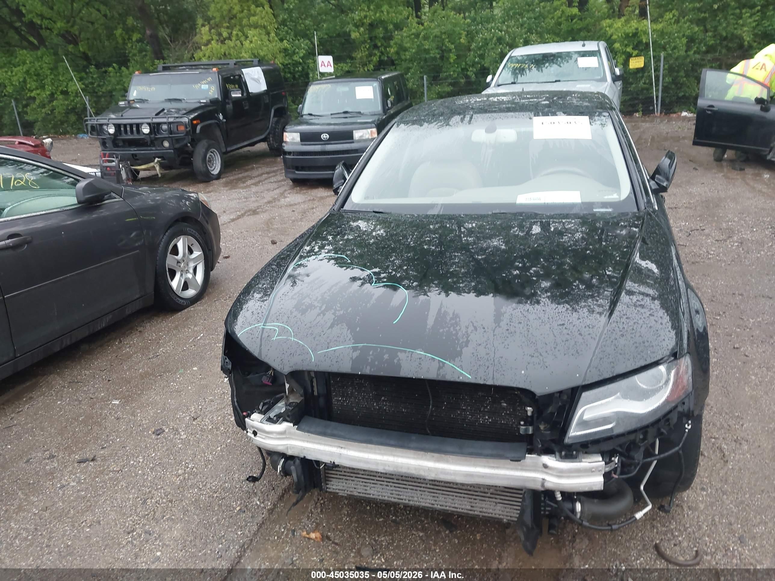 2011 Audi A4 2.0t Premium Black vin: WAUFFAFL7BN047786