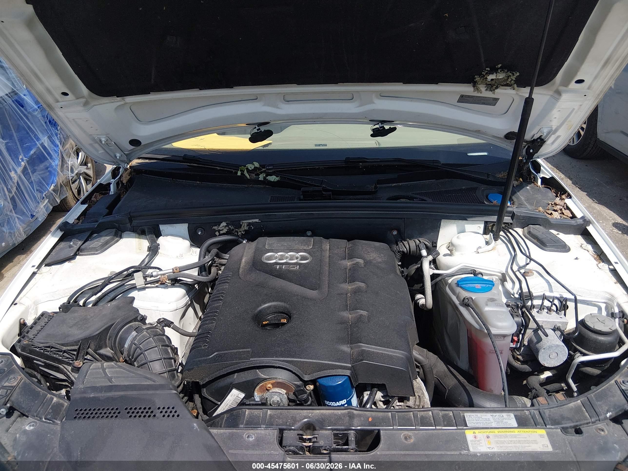 2011 Audi A4 2.0t Premium White vin: WAUFFAFL7BN051949