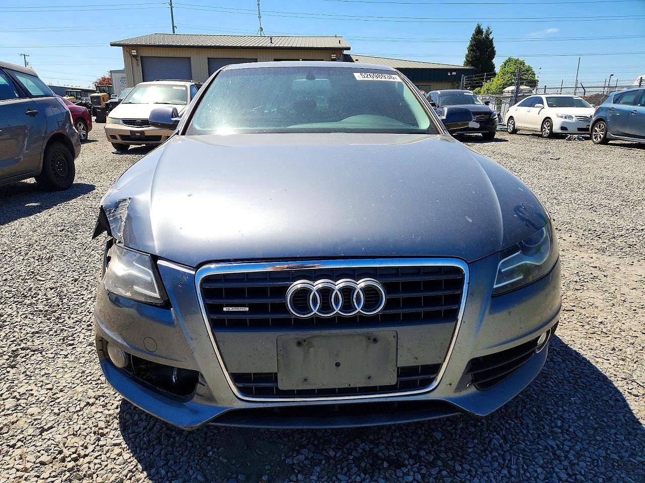 2012 Audi A4 Premium Plus Charcoal vin: WAUFFAFL7CA116386