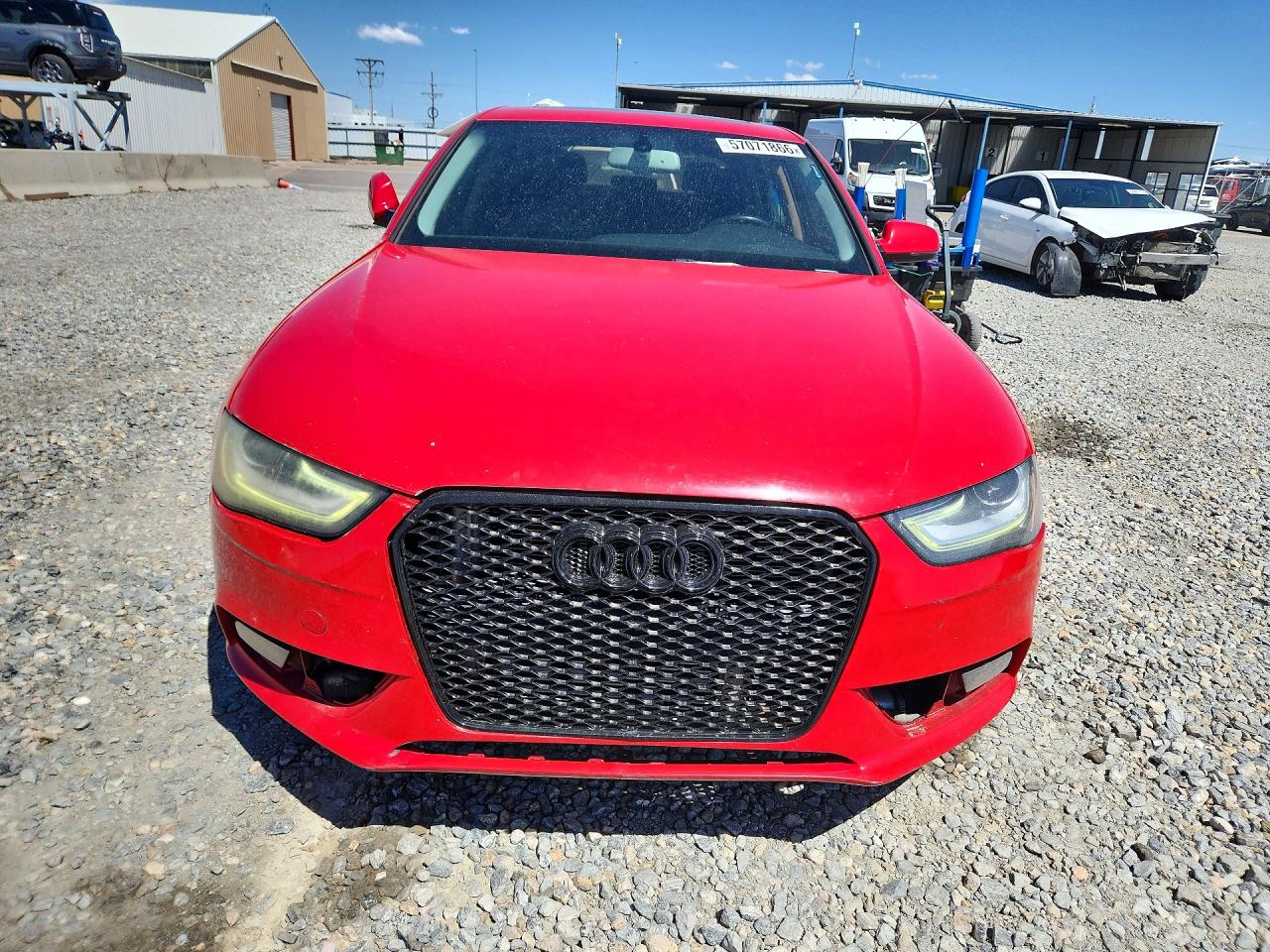 2013 Audi A4 Premium Plus Red vin: WAUFFAFL7DN017948