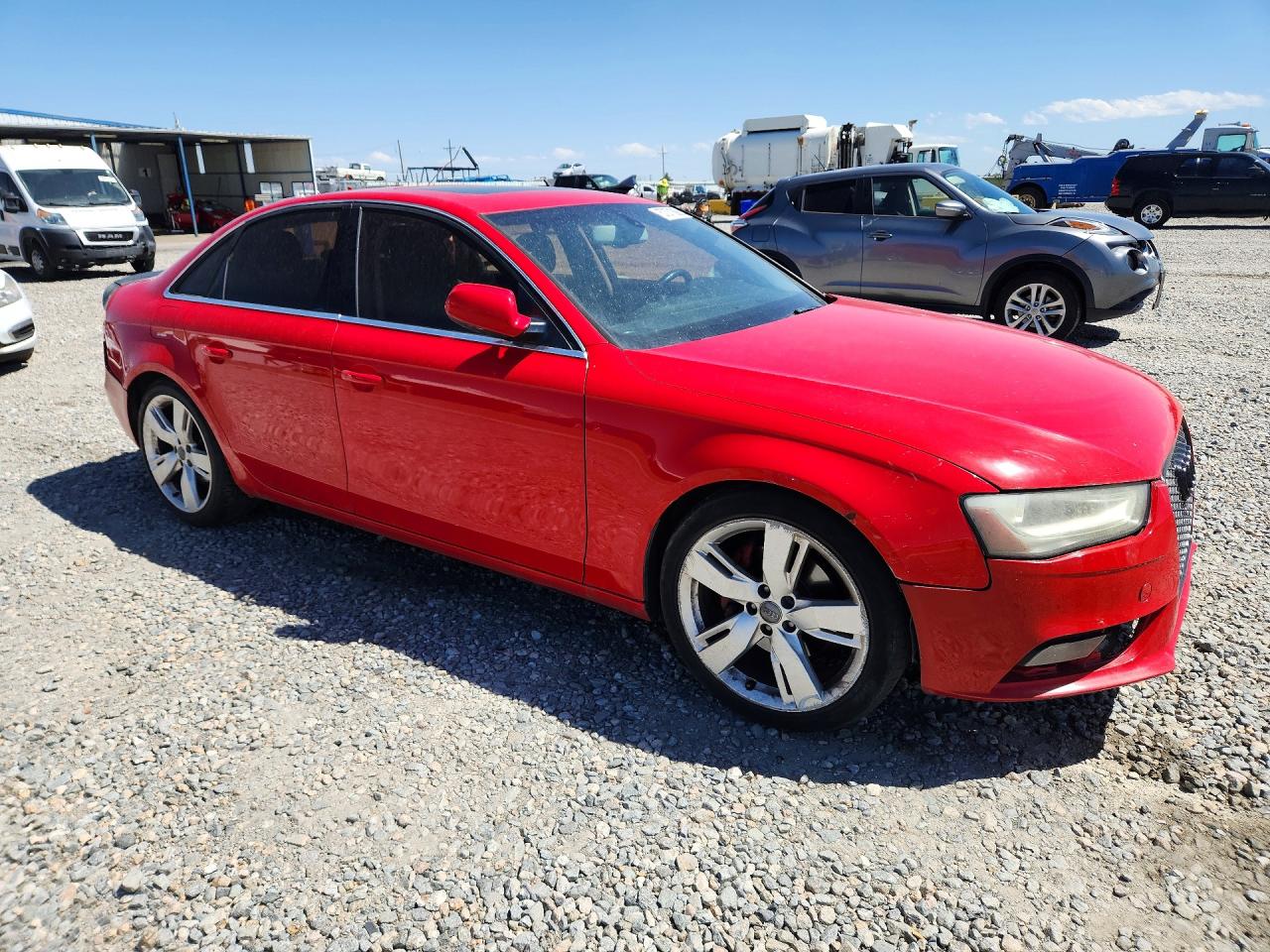 2013 Audi A4 Premium Plus Red vin: WAUFFAFL7DN017948