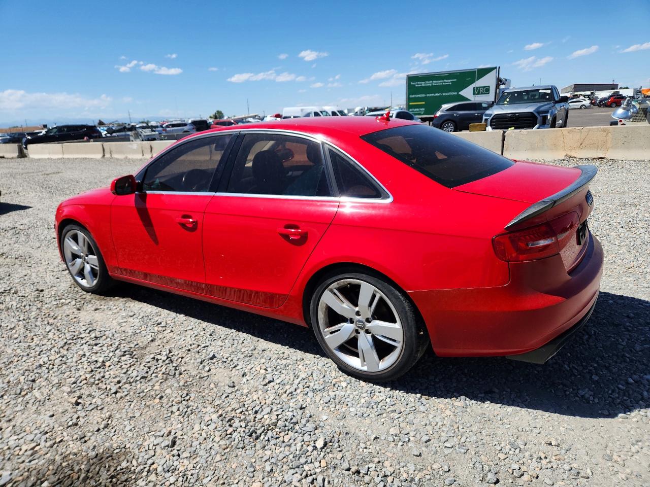 2013 Audi A4 Premium Plus Red vin: WAUFFAFL7DN017948