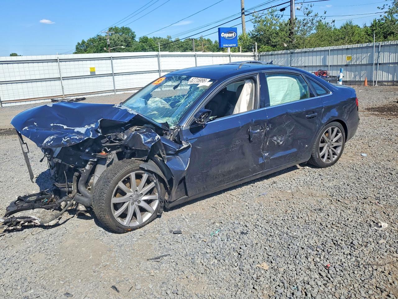 2013 Audi A4 Premium Plus Blue vin: WAUFFAFL7DN051260