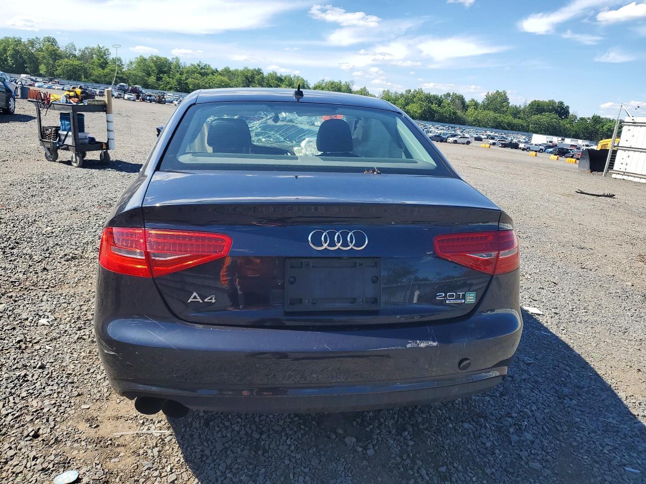 2013 Audi A4 Premium Plus Blue vin: WAUFFAFL7DN051260