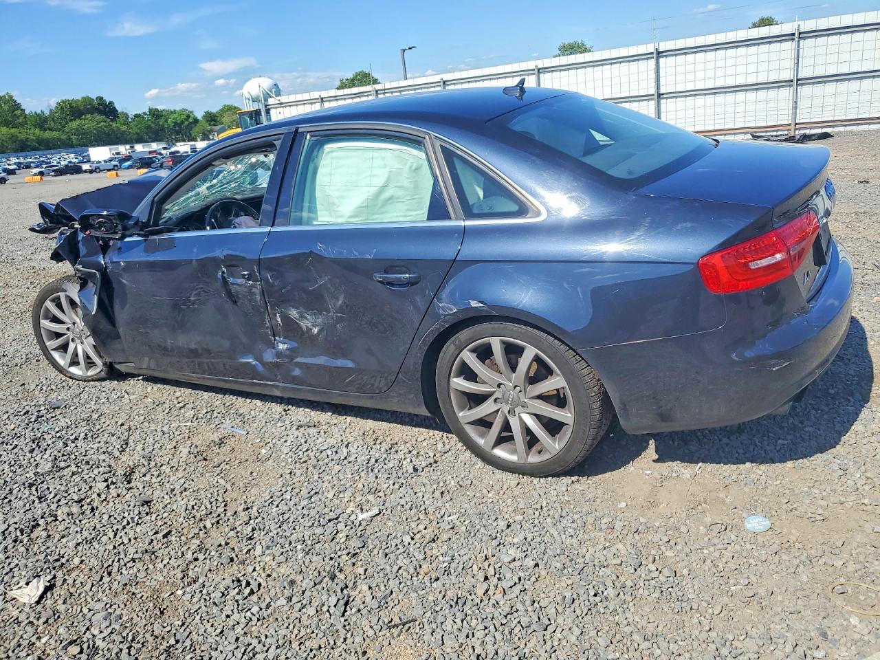 2013 Audi A4 Premium Plus Blue vin: WAUFFAFL7DN051260