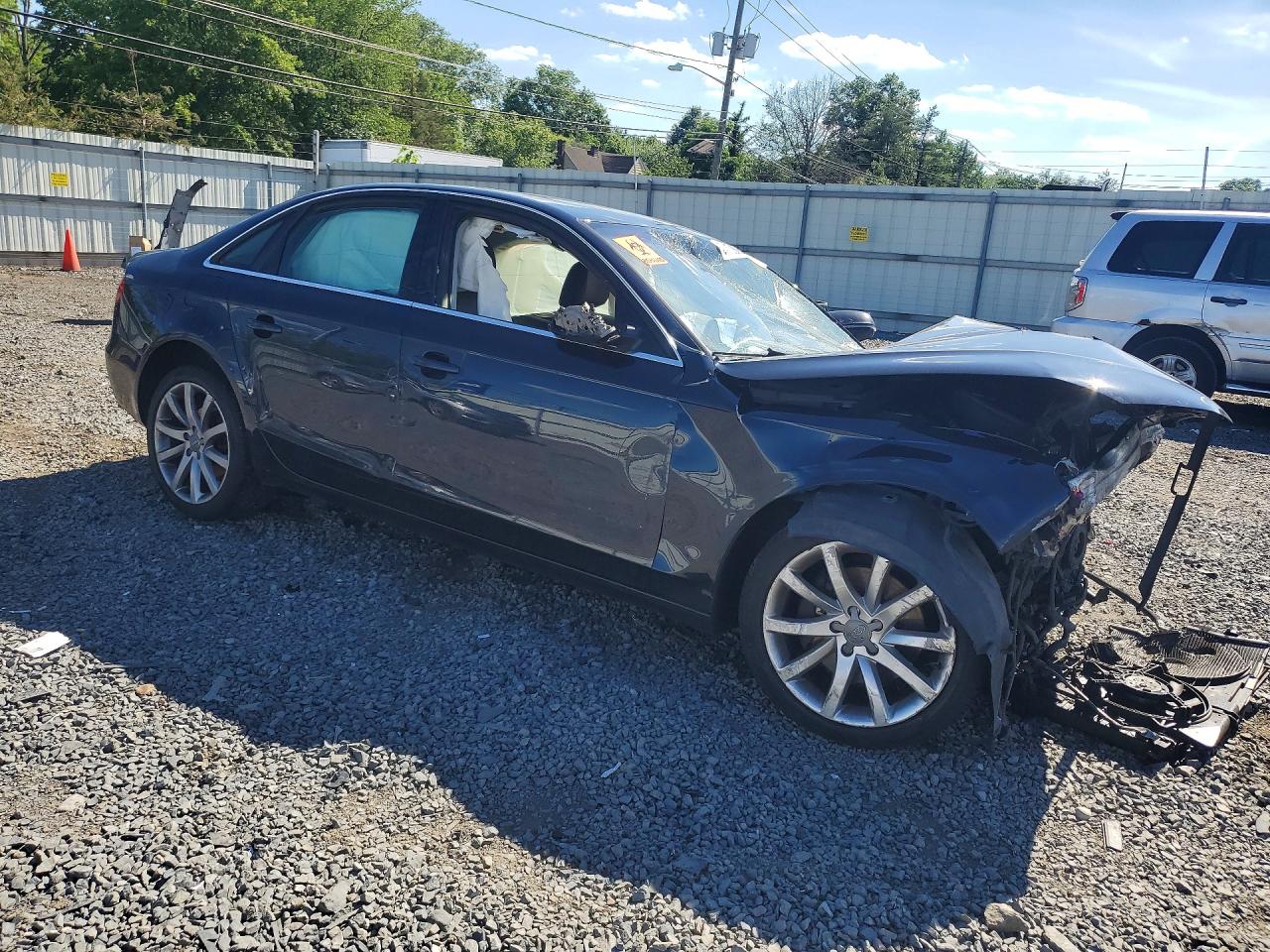 2013 Audi A4 Premium Plus Blue vin: WAUFFAFL7DN051260