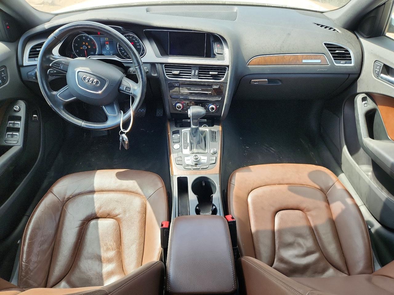 2014 Audi A4 Premium Plus White vin: WAUFFAFL7EA066740