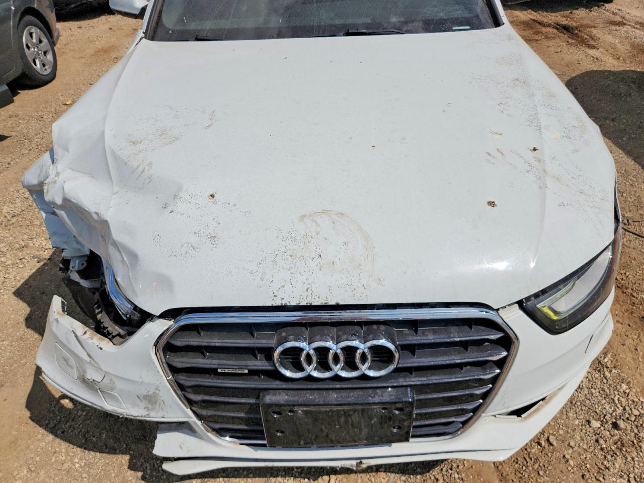 2014 Audi A4 Premium Plus White vin: WAUFFAFL7EA066740