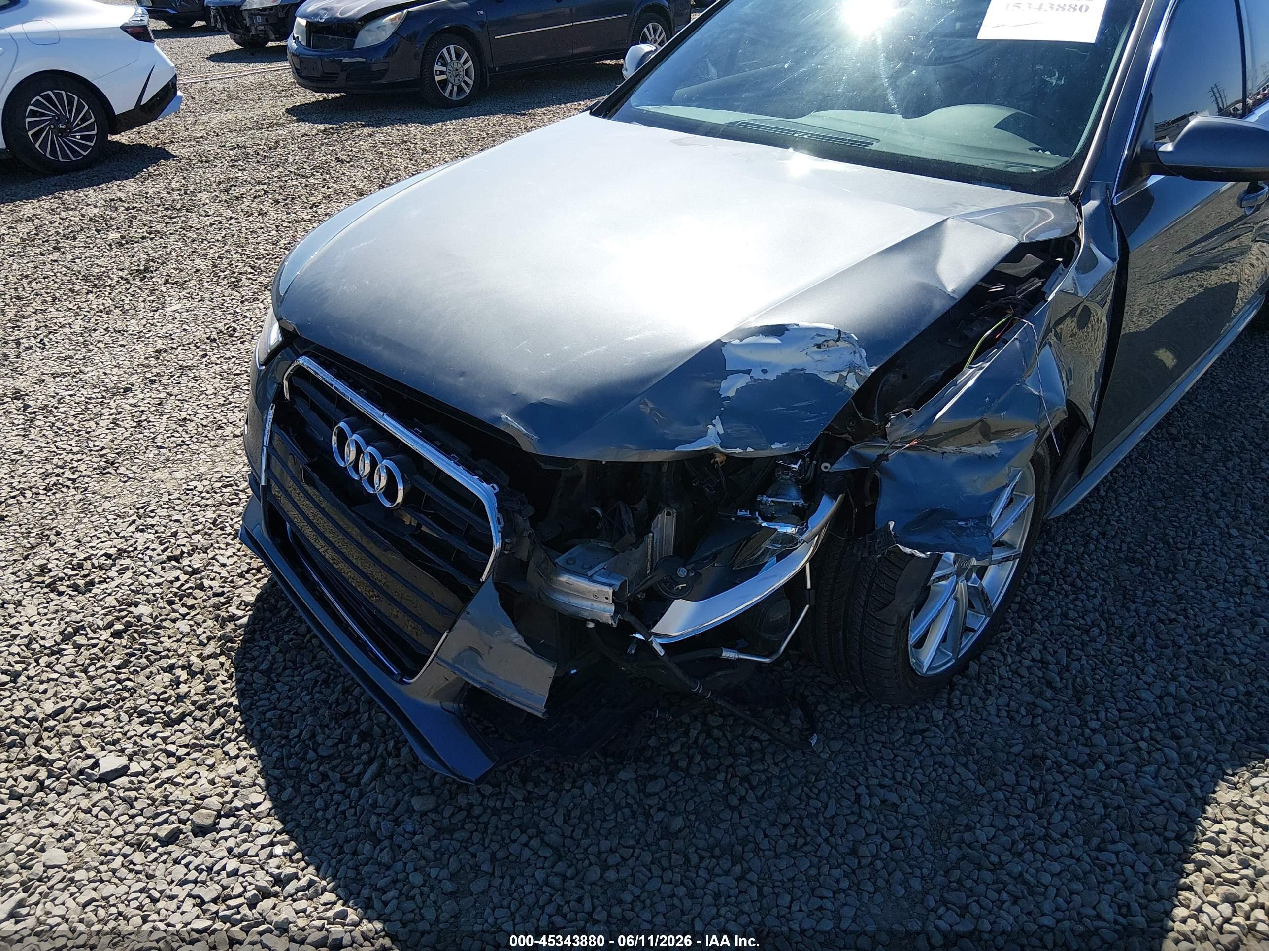 2014 Audi A4 2.0t Premium Gray vin: WAUFFAFL7EA078290