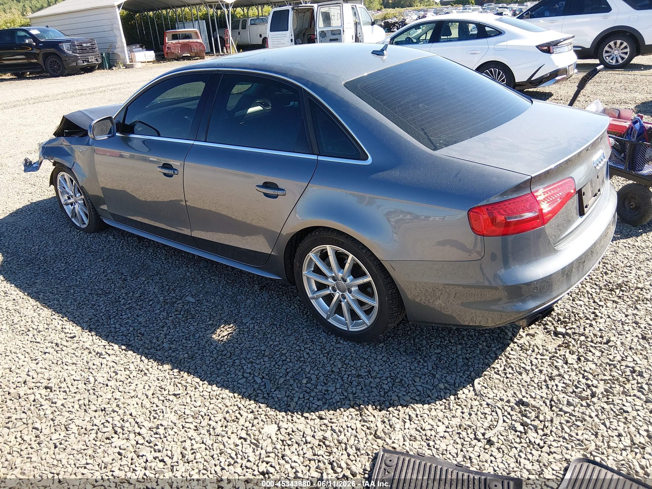 2014 Audi A4 2.0t Premium Gray vin: WAUFFAFL7EA078290