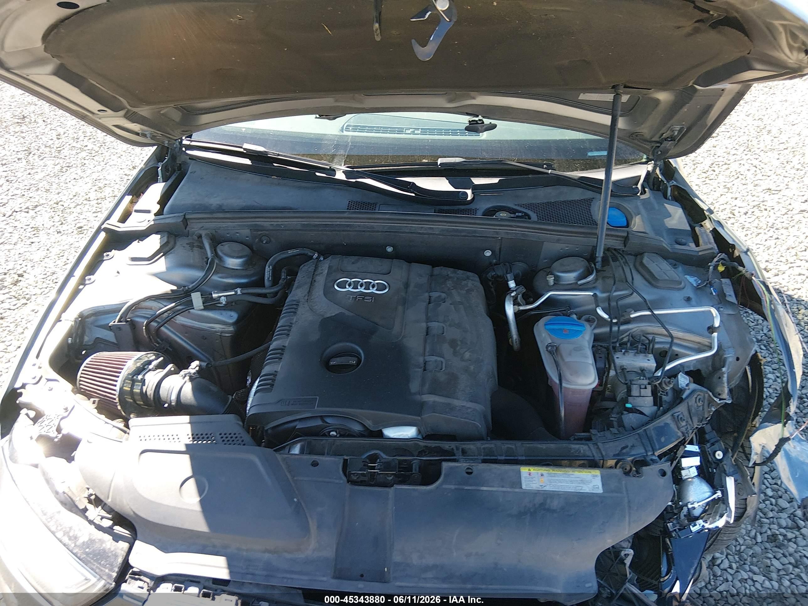 2014 Audi A4 2.0t Premium Gray vin: WAUFFAFL7EA078290