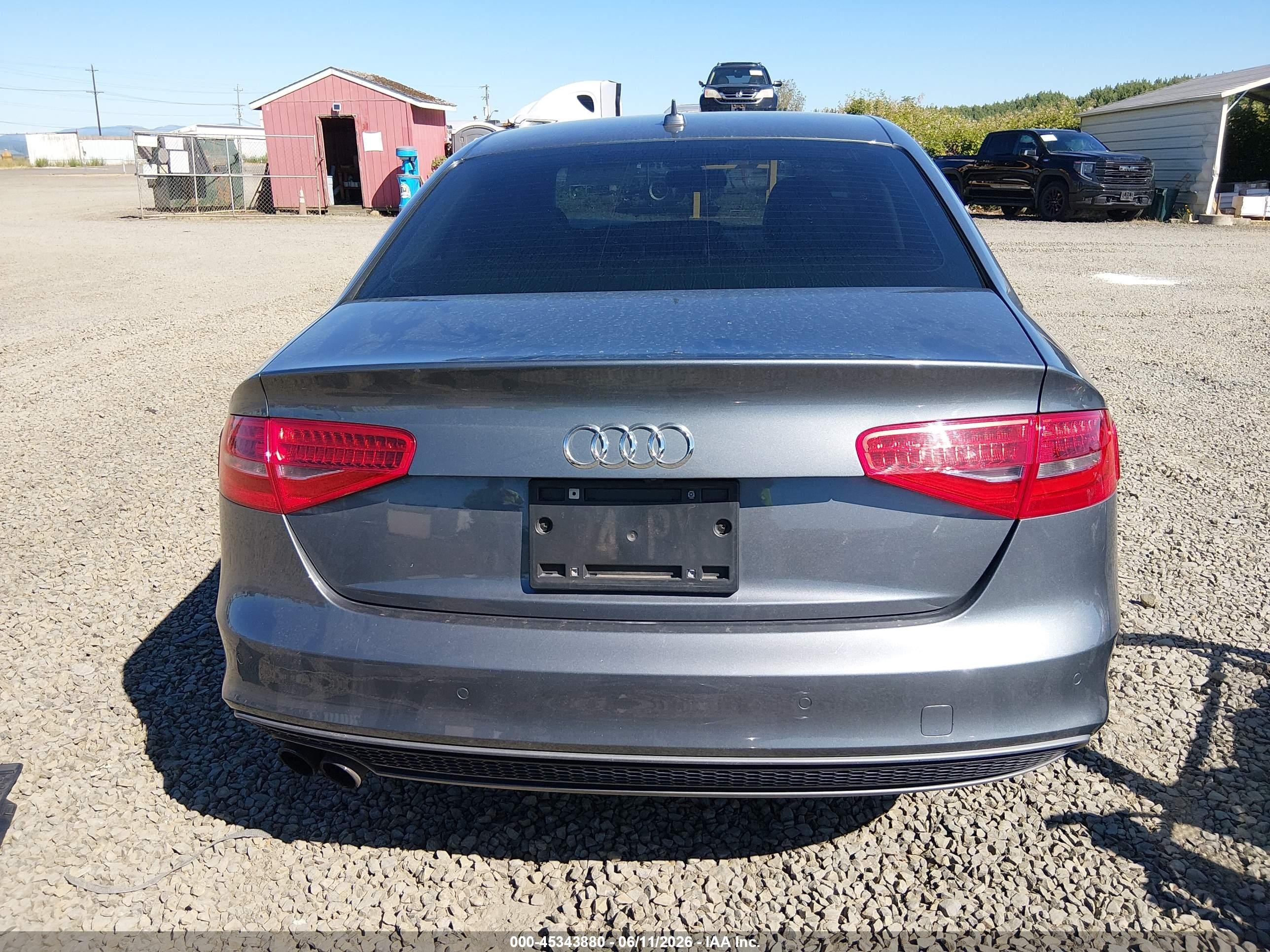2014 Audi A4 2.0t Premium Gray vin: WAUFFAFL7EA078290