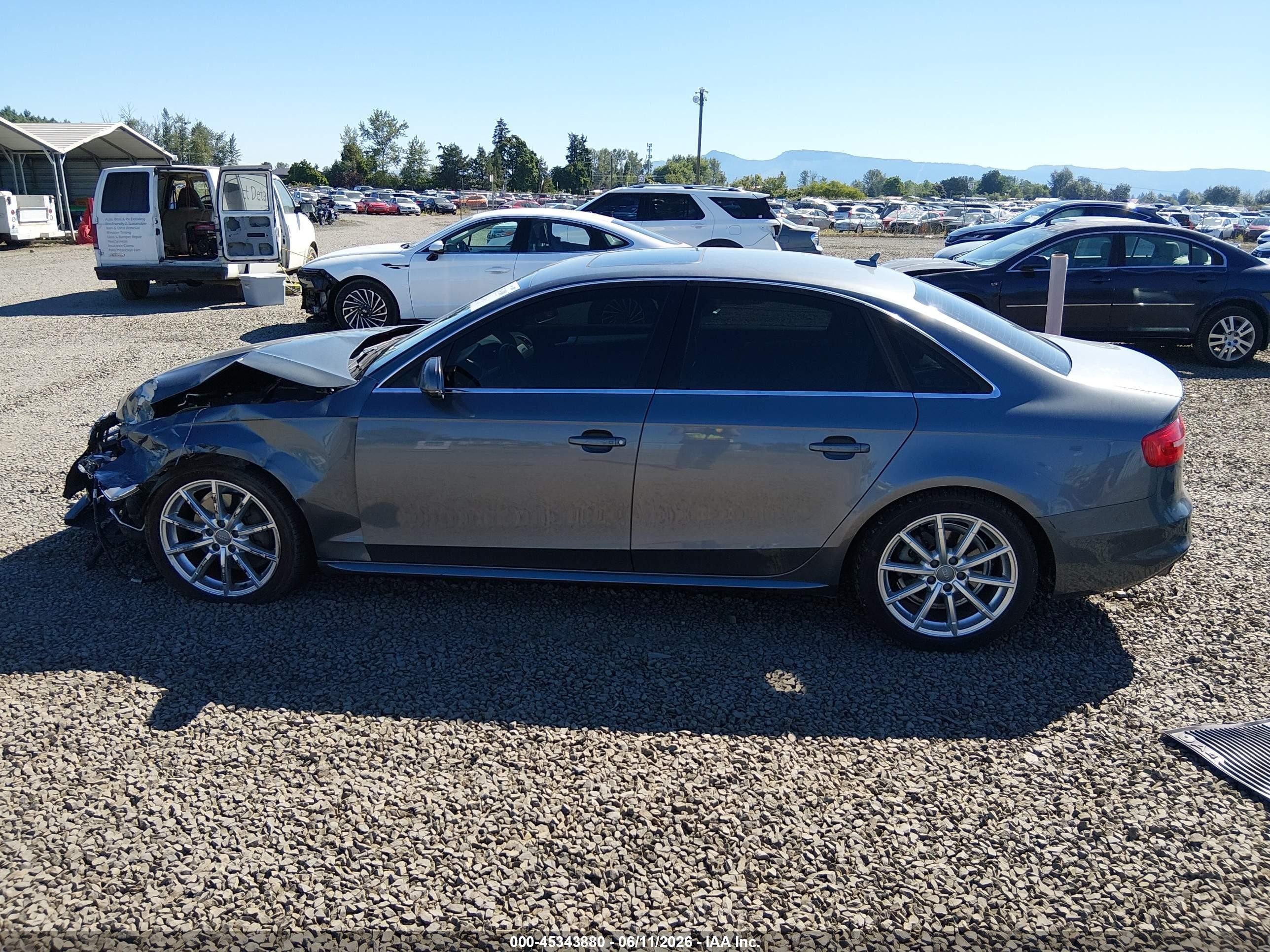 2014 Audi A4 2.0t Premium Gray vin: WAUFFAFL7EA078290