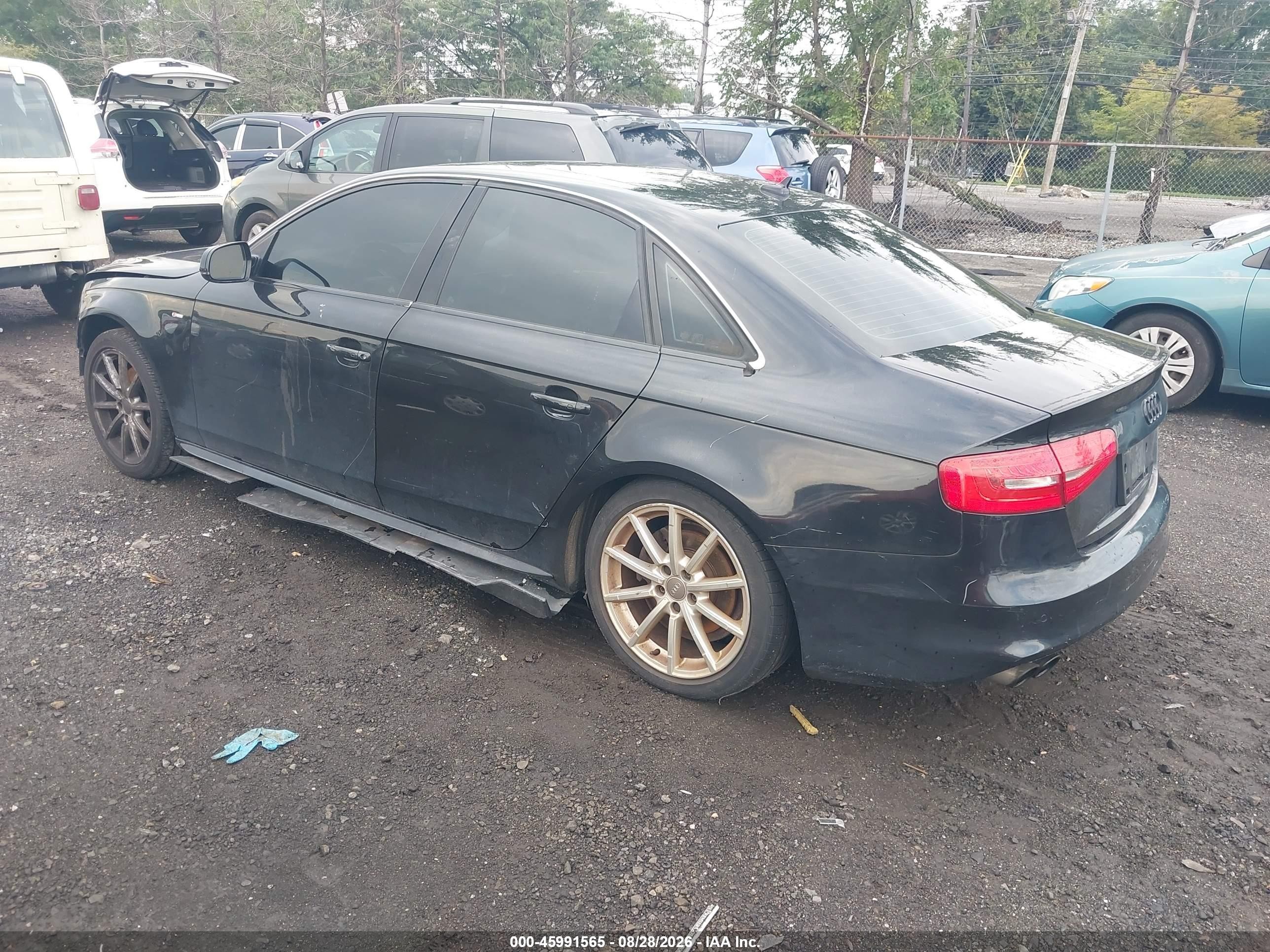 2014 Audi A4 2.0t Premium Black vin: WAUFFAFL7EN005333