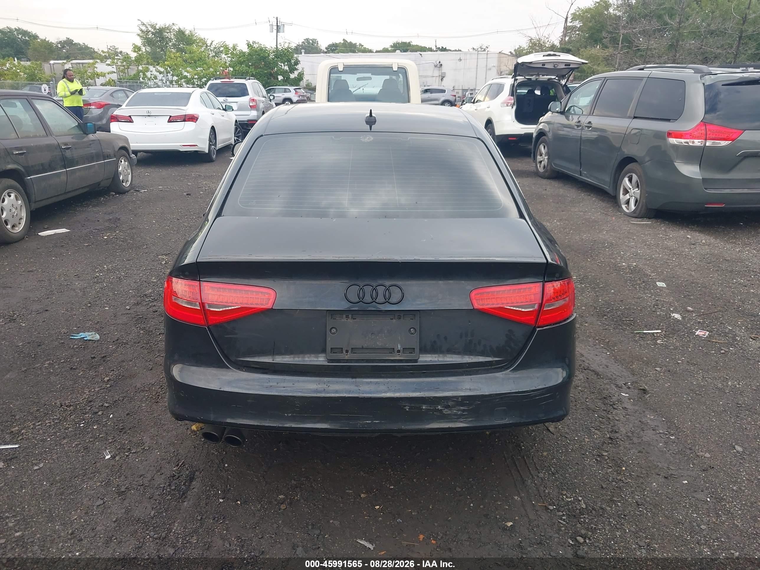 2014 Audi A4 2.0t Premium Black vin: WAUFFAFL7EN005333