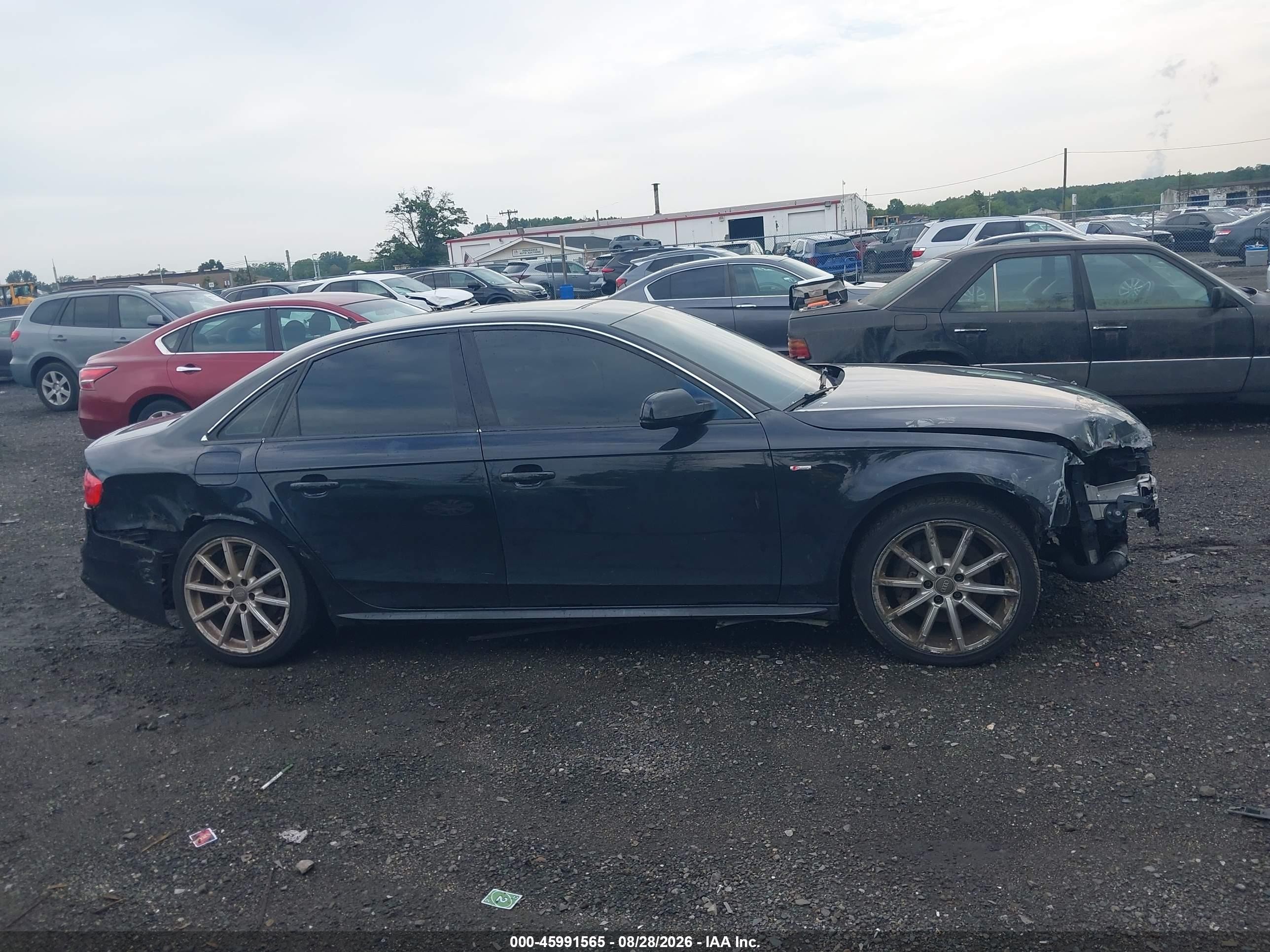 2014 Audi A4 2.0t Premium Black vin: WAUFFAFL7EN005333