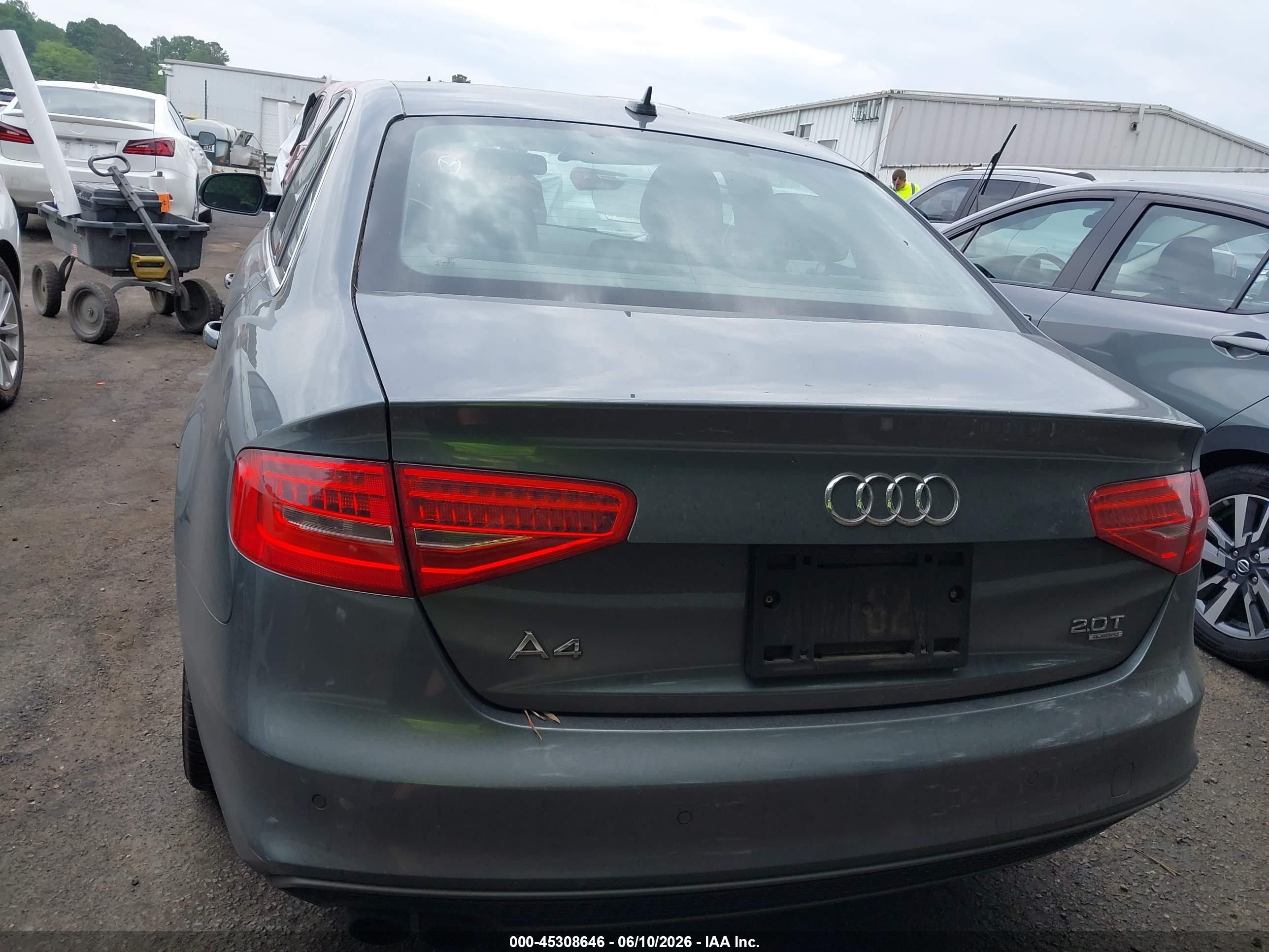 2014 Audi A4 2.0t Premium Gray vin: WAUFFAFL7EN012301