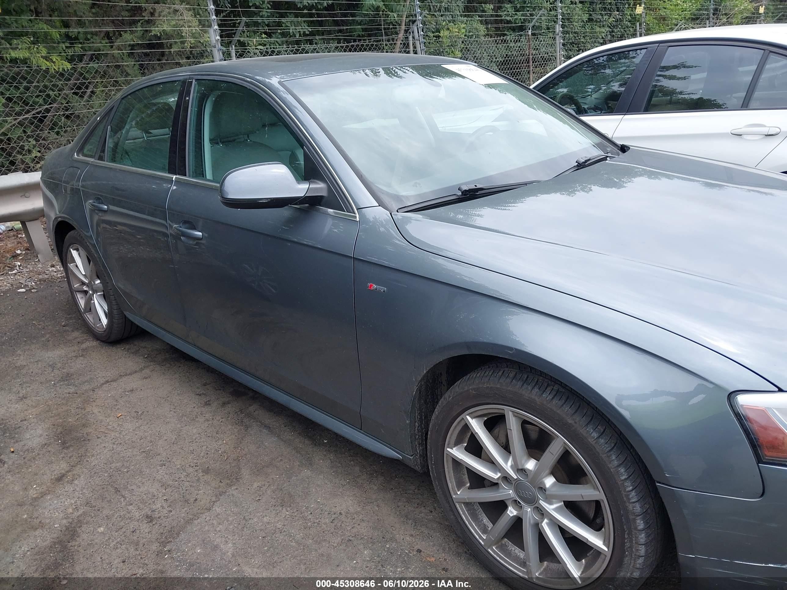 2014 Audi A4 2.0t Premium Gray vin: WAUFFAFL7EN012301