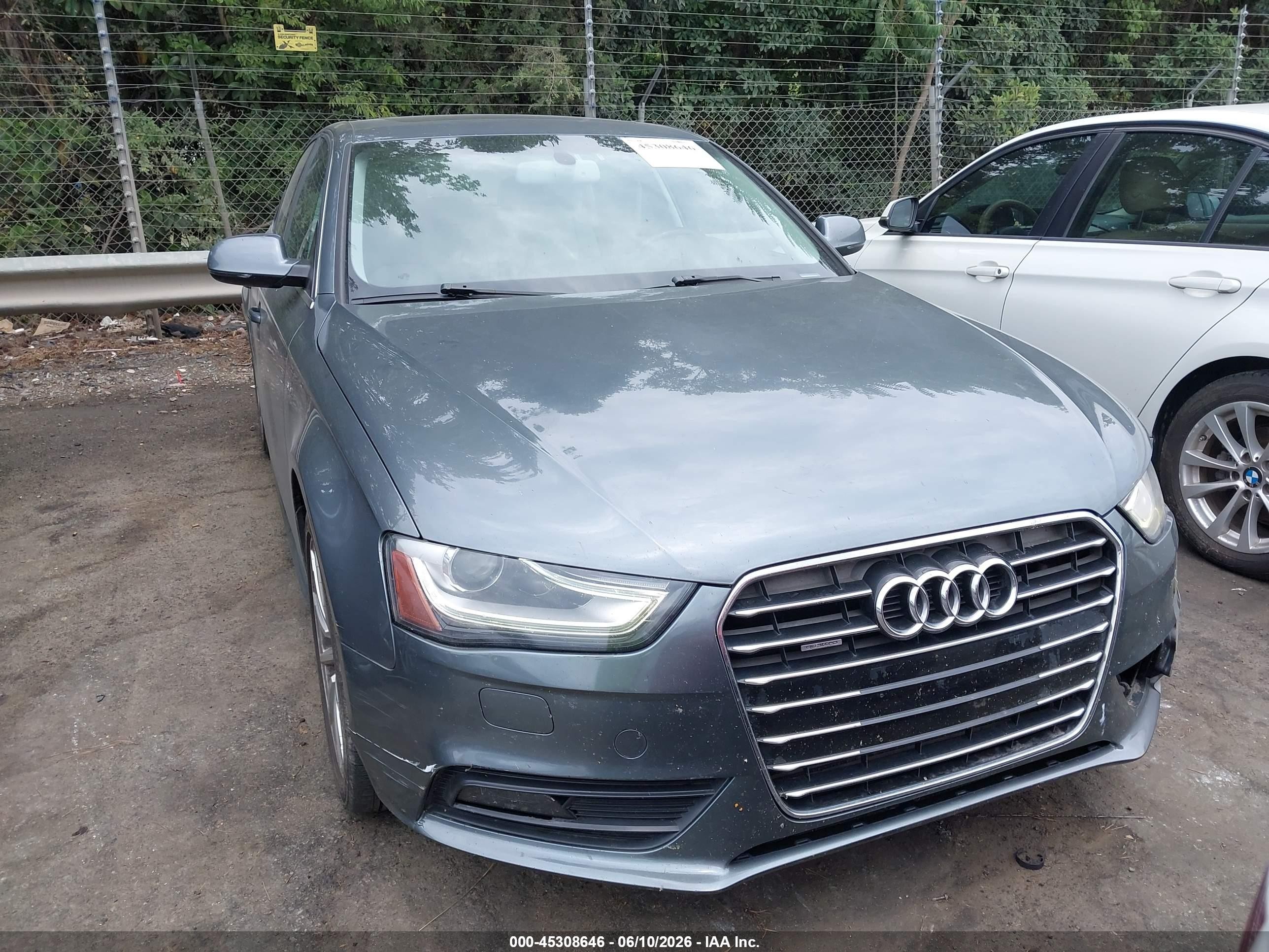2014 Audi A4 2.0t Premium Gray vin: WAUFFAFL7EN012301