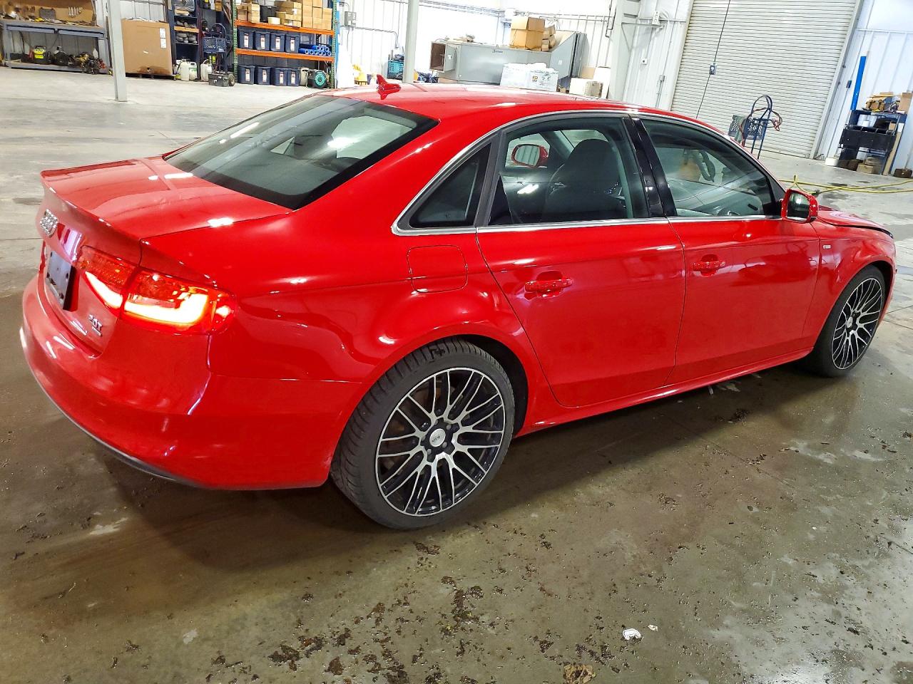 2014 Audi A4 Premium Plus Red vin: WAUFFAFL7EN014663