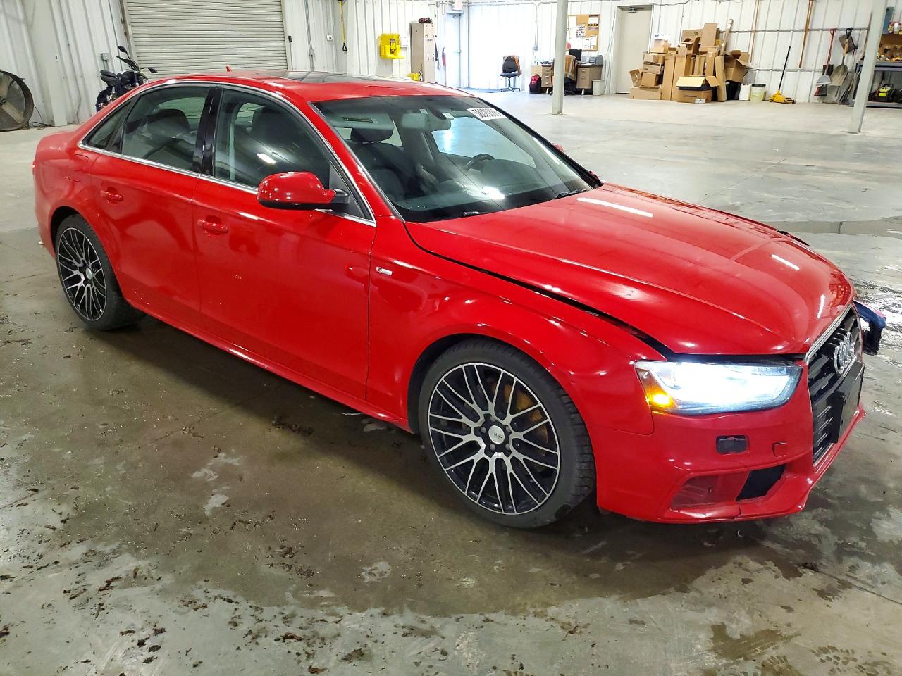 2014 Audi A4 Premium Plus Red vin: WAUFFAFL7EN014663