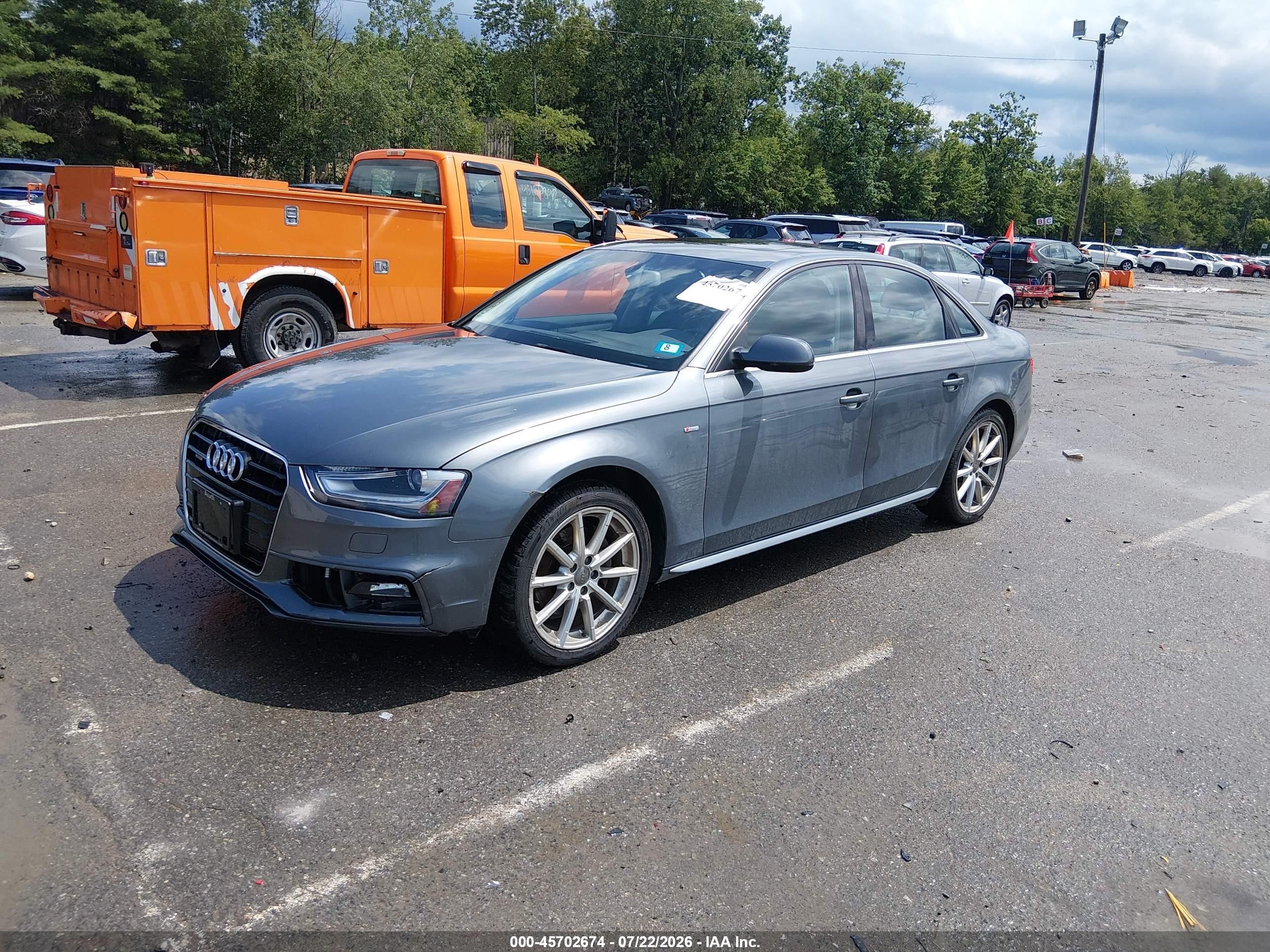 2014 Audi A4 2.0t Premium Gray vin: WAUFFAFL7EN015926