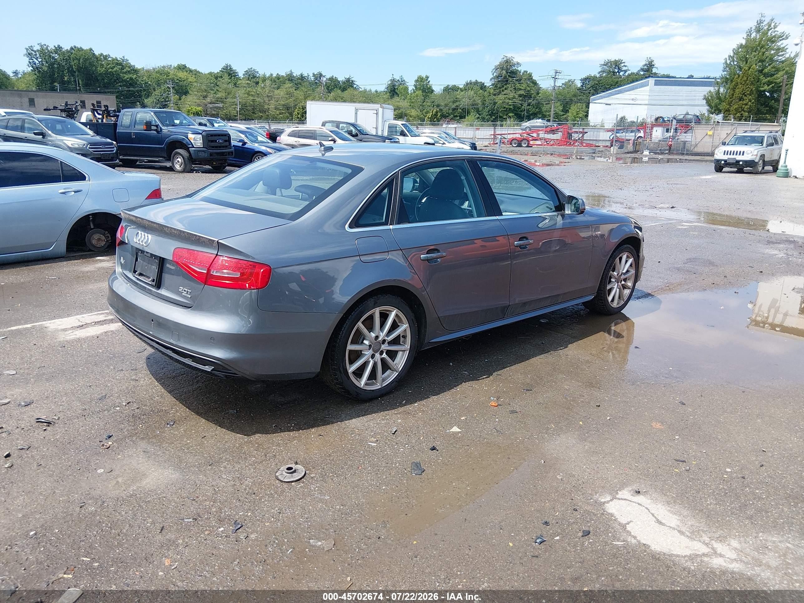 2014 Audi A4 2.0t Premium Gray vin: WAUFFAFL7EN015926