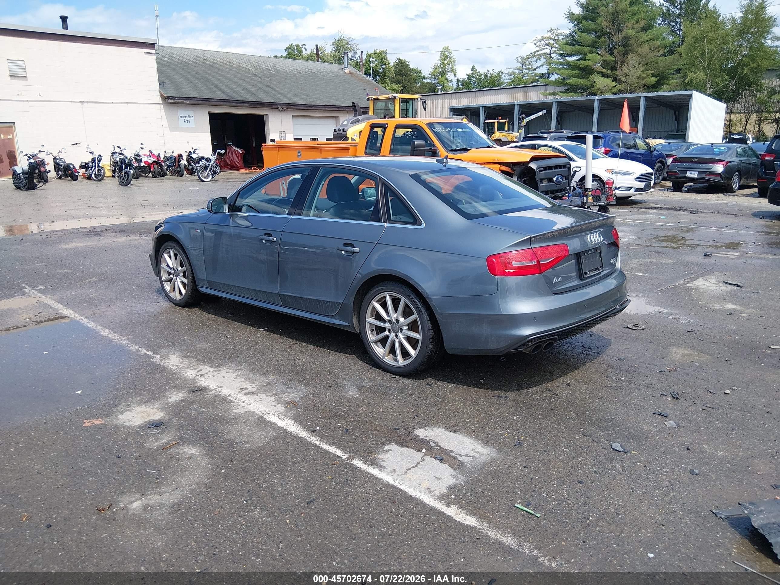 2014 Audi A4 2.0t Premium Gray vin: WAUFFAFL7EN015926