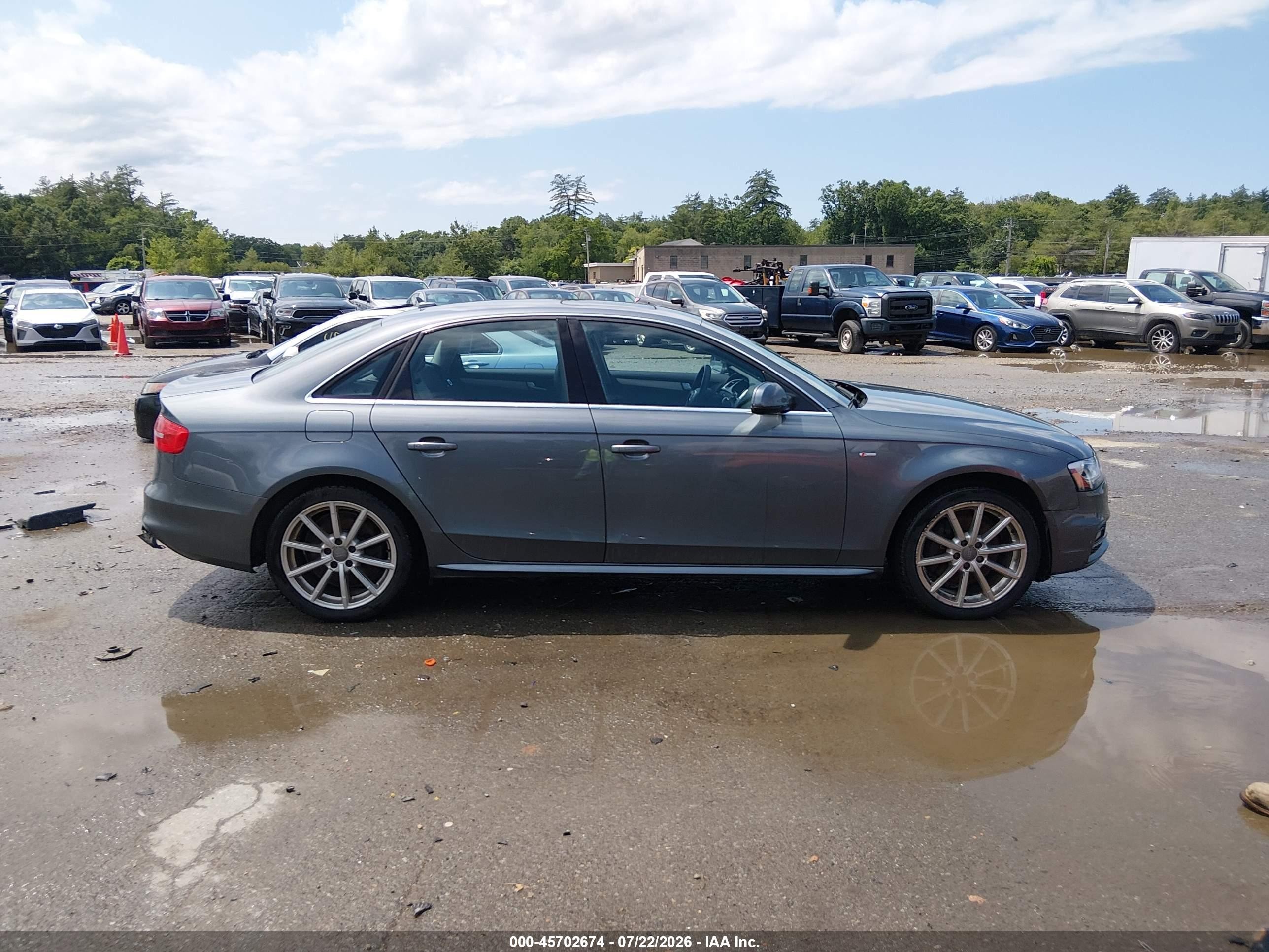 2014 Audi A4 2.0t Premium Gray vin: WAUFFAFL7EN015926