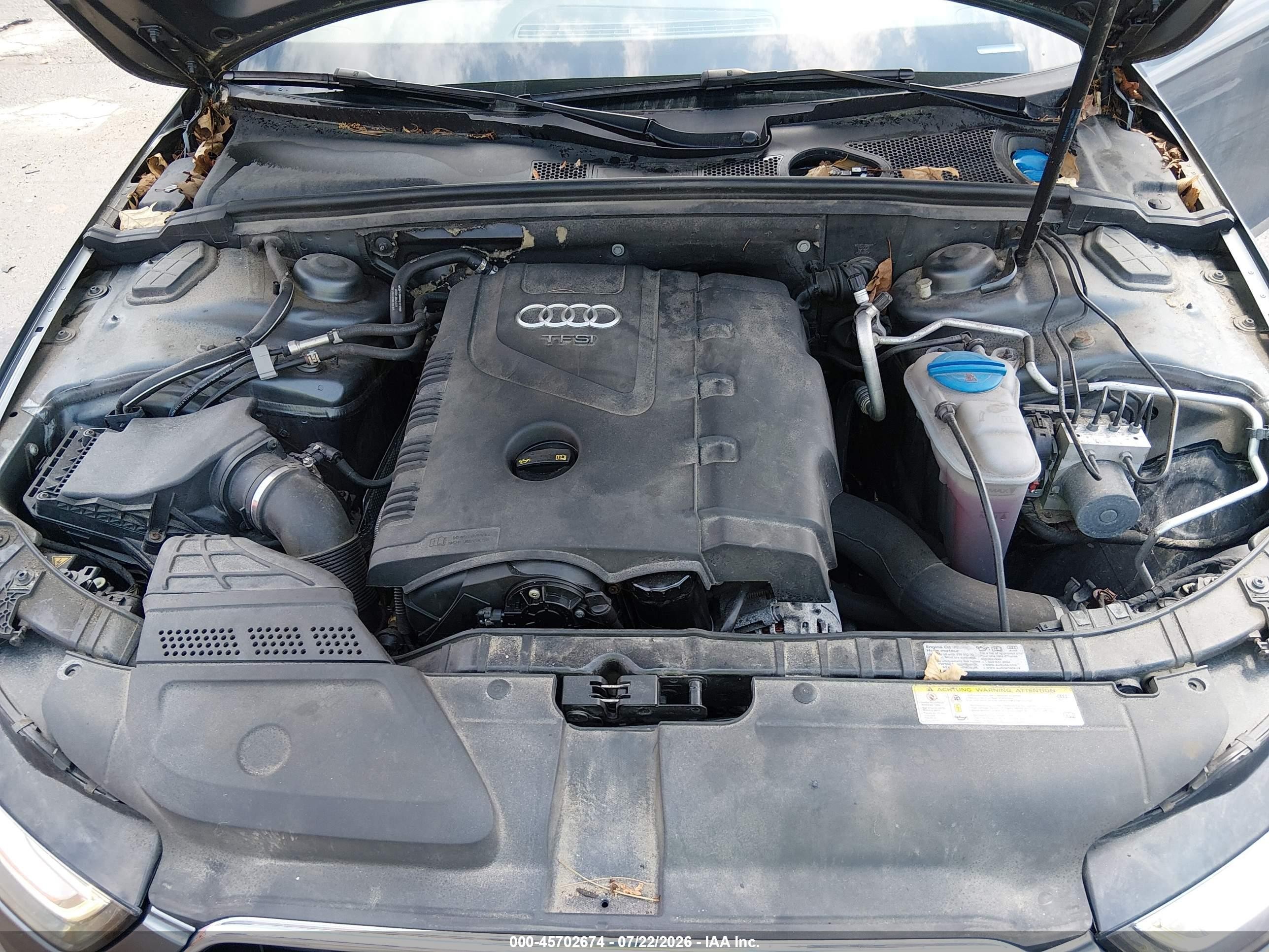 2014 Audi A4 2.0t Premium Gray vin: WAUFFAFL7EN015926