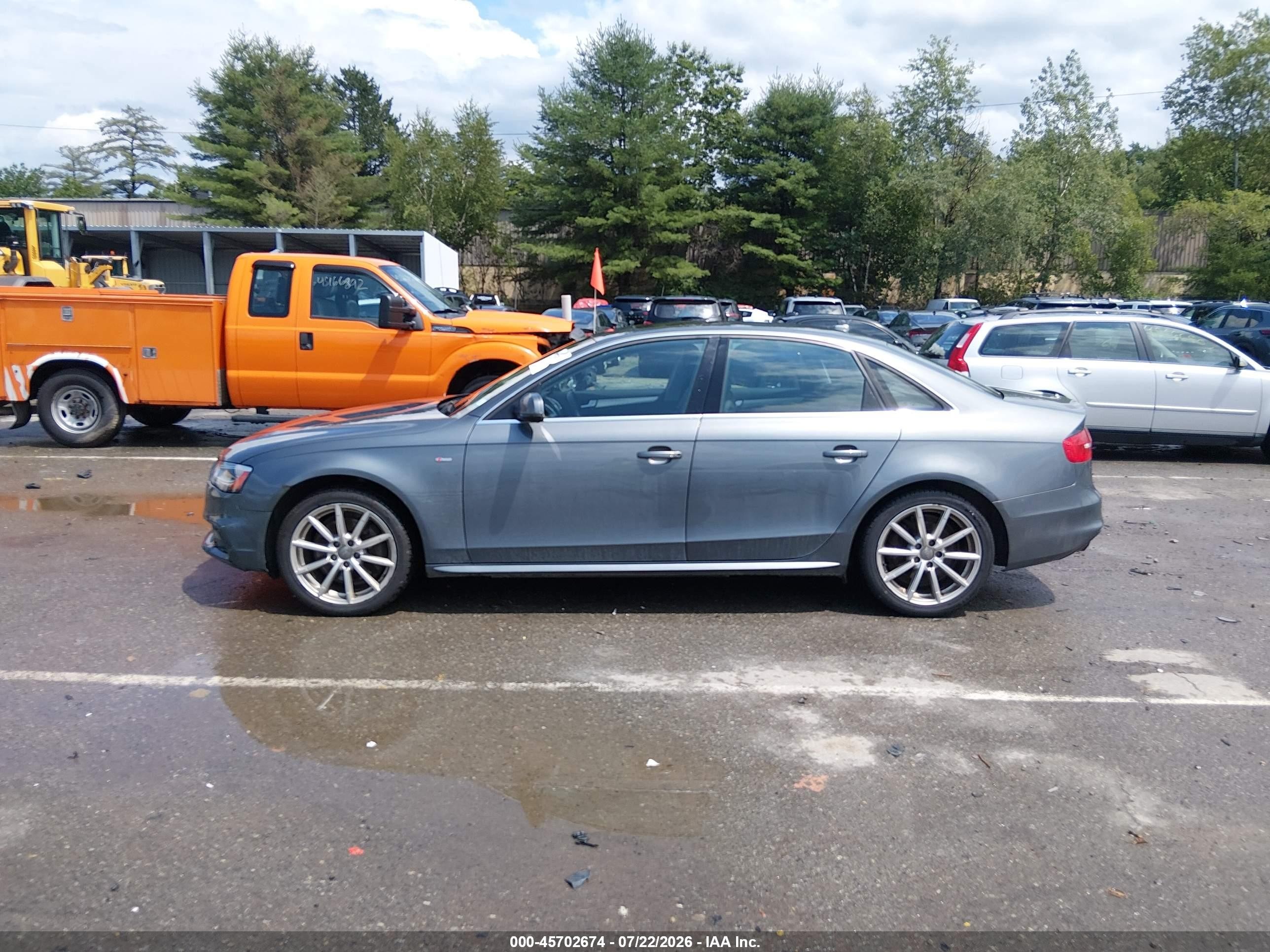 2014 Audi A4 2.0t Premium Gray vin: WAUFFAFL7EN015926