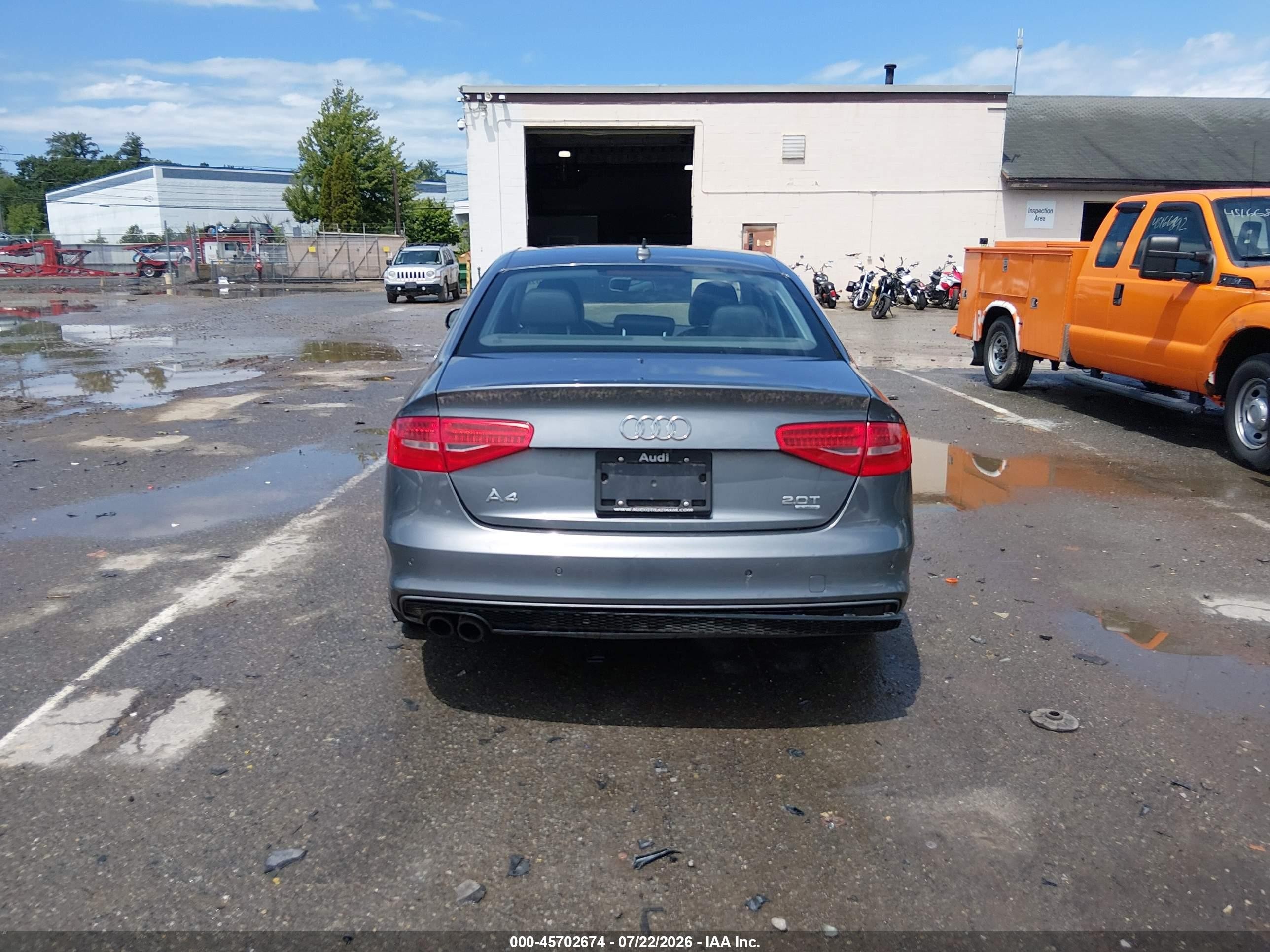2014 Audi A4 2.0t Premium Gray vin: WAUFFAFL7EN015926
