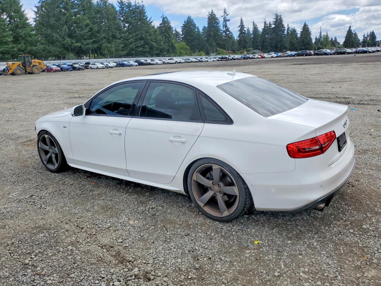 2014 Audi A4 Premium Plus White vin: WAUFFAFL7EN025713
