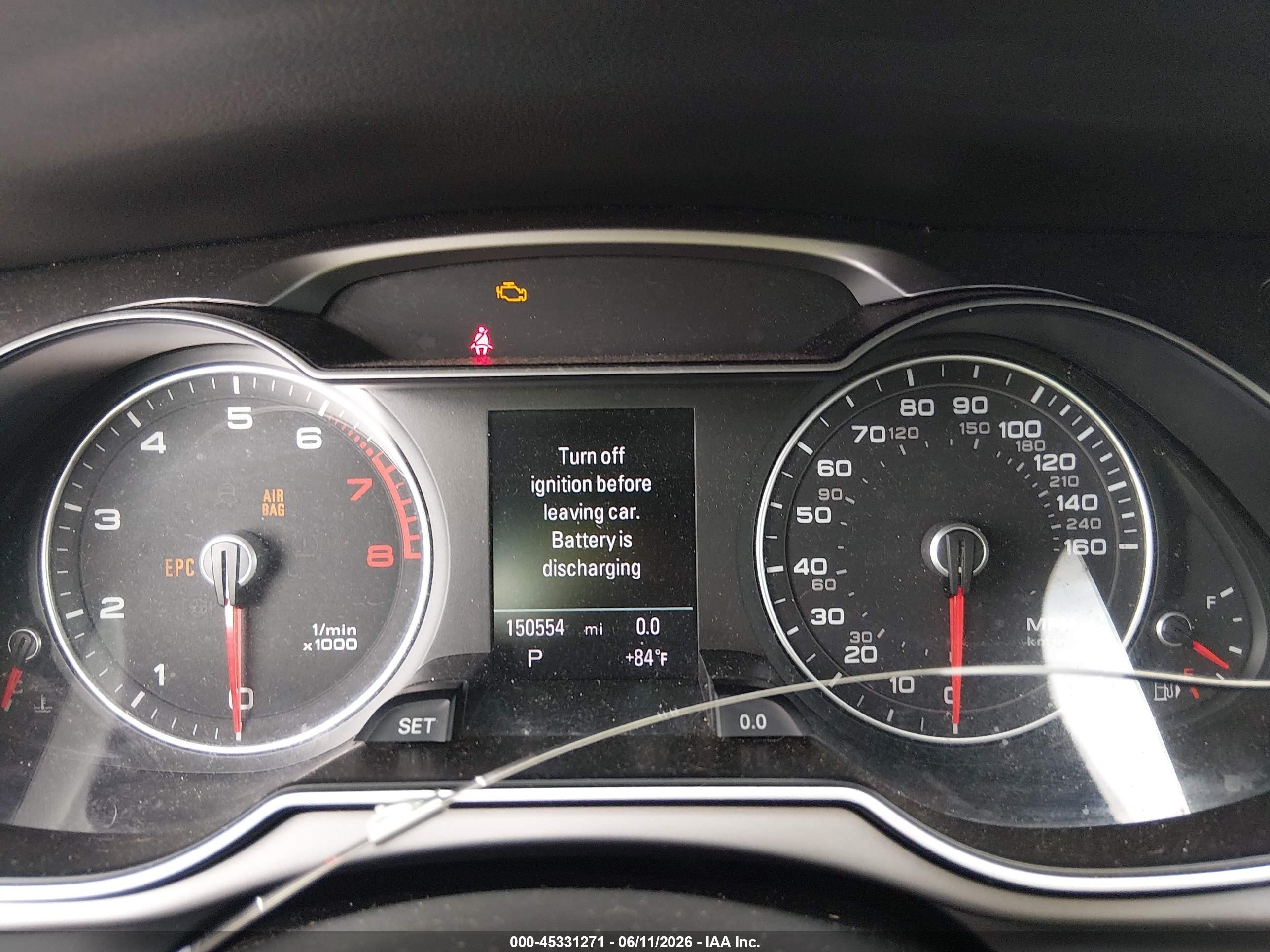 2014 Audi A4 2.0t Premium Синий vin: WAUFFAFL7EN028675