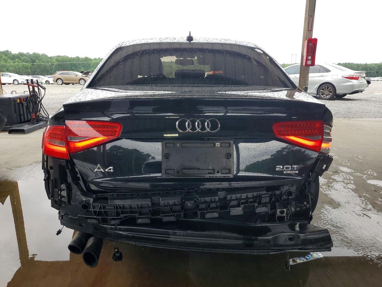 2014 Audi A4 Premium Plus Black vin: WAUFFAFL7EN036825