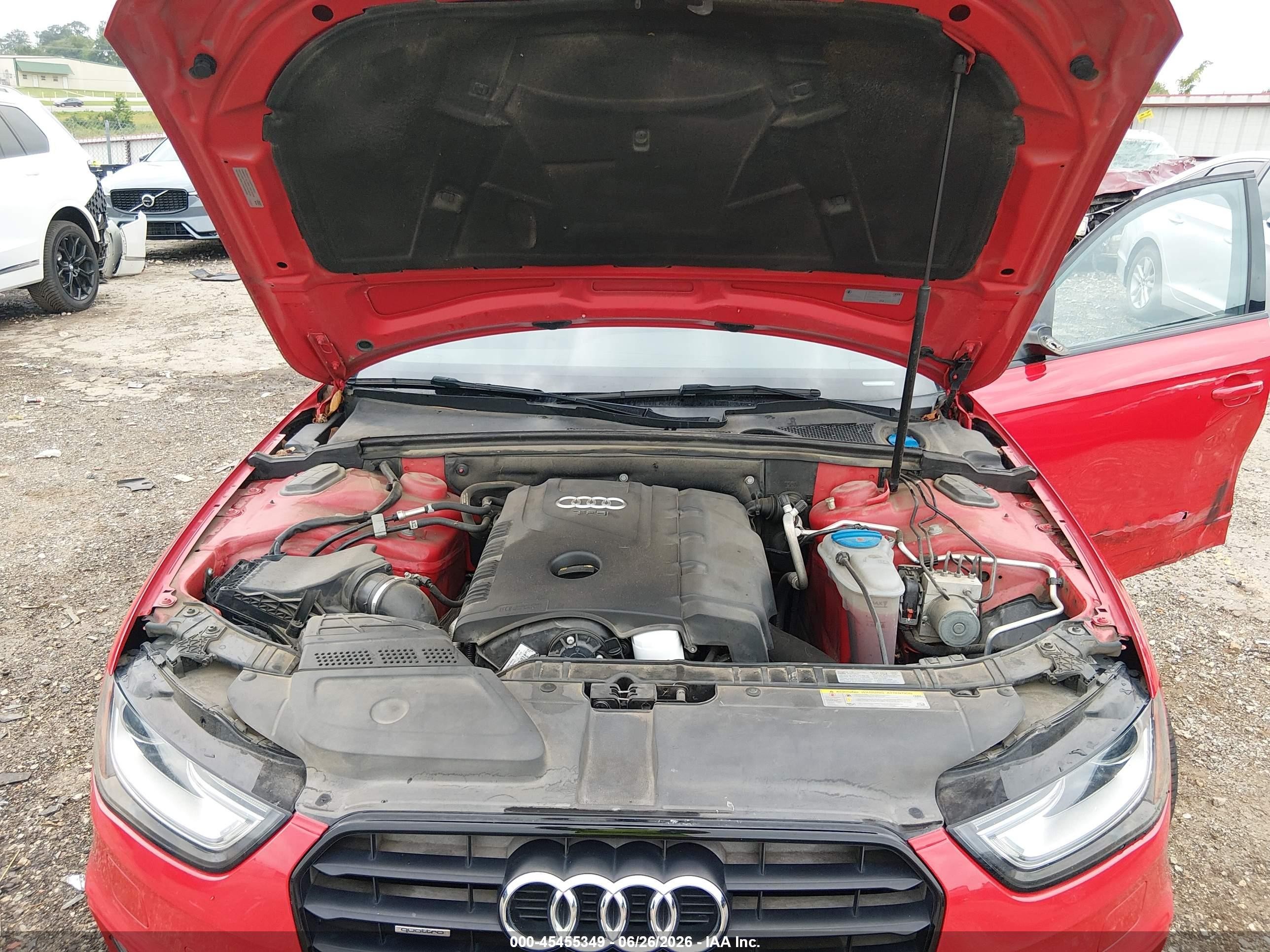 2015 Audi A4 2.0t Premium Red vin: WAUFFAFL7FN001865