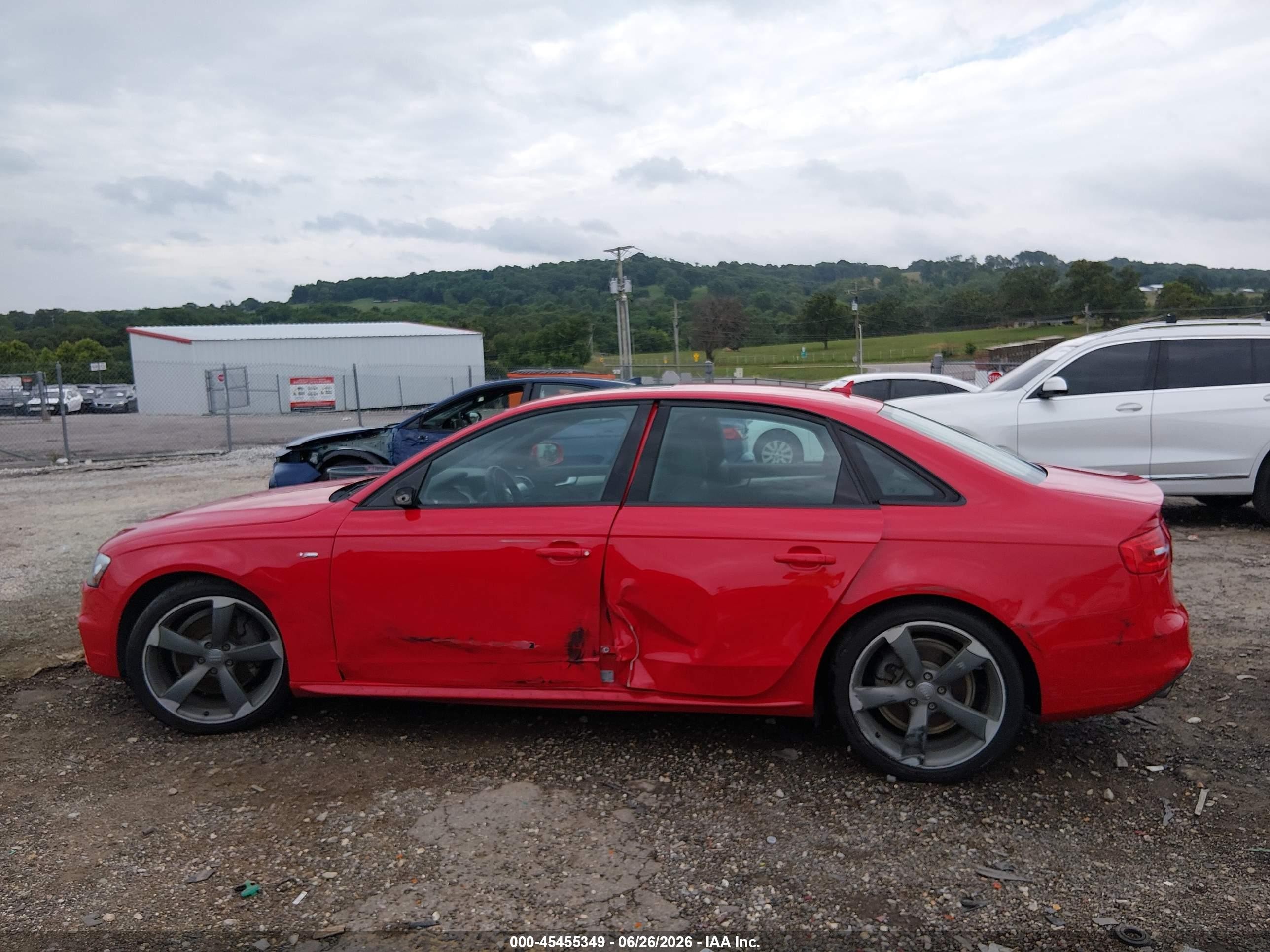 2015 Audi A4 2.0t Premium Red vin: WAUFFAFL7FN001865