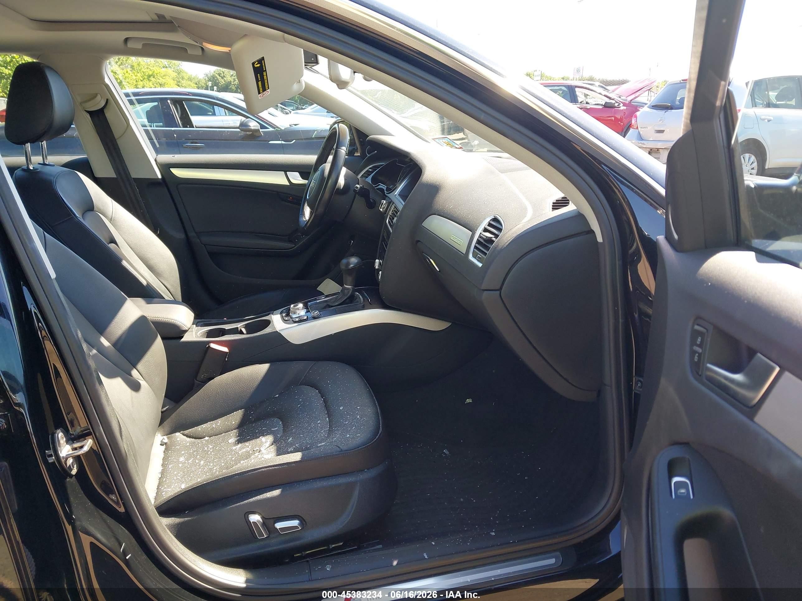 2015 Audi A4 2.0t Premium Black vin: WAUFFAFL7FN011392