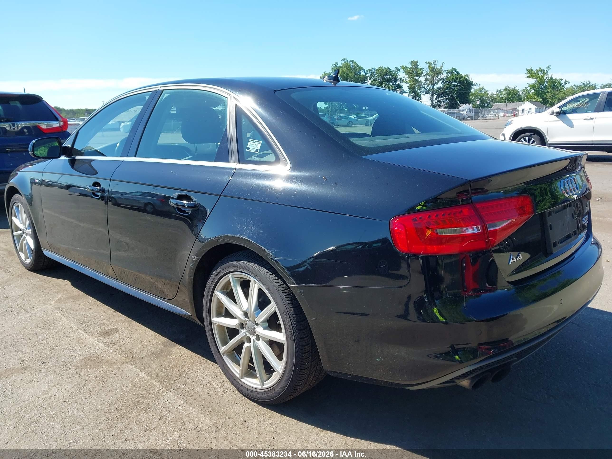2015 Audi A4 2.0t Premium Black vin: WAUFFAFL7FN011392