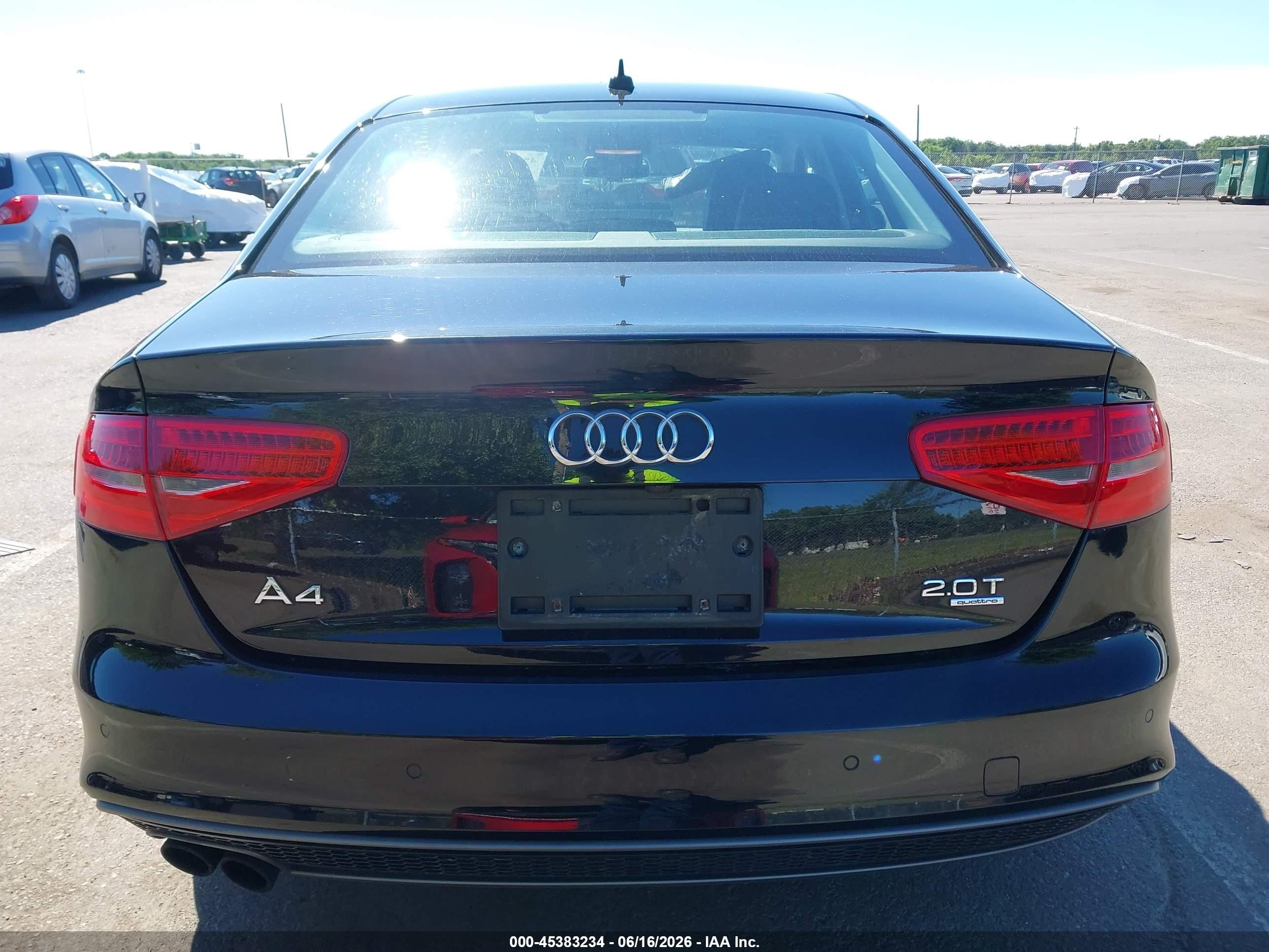 2015 Audi A4 2.0t Premium Black vin: WAUFFAFL7FN011392