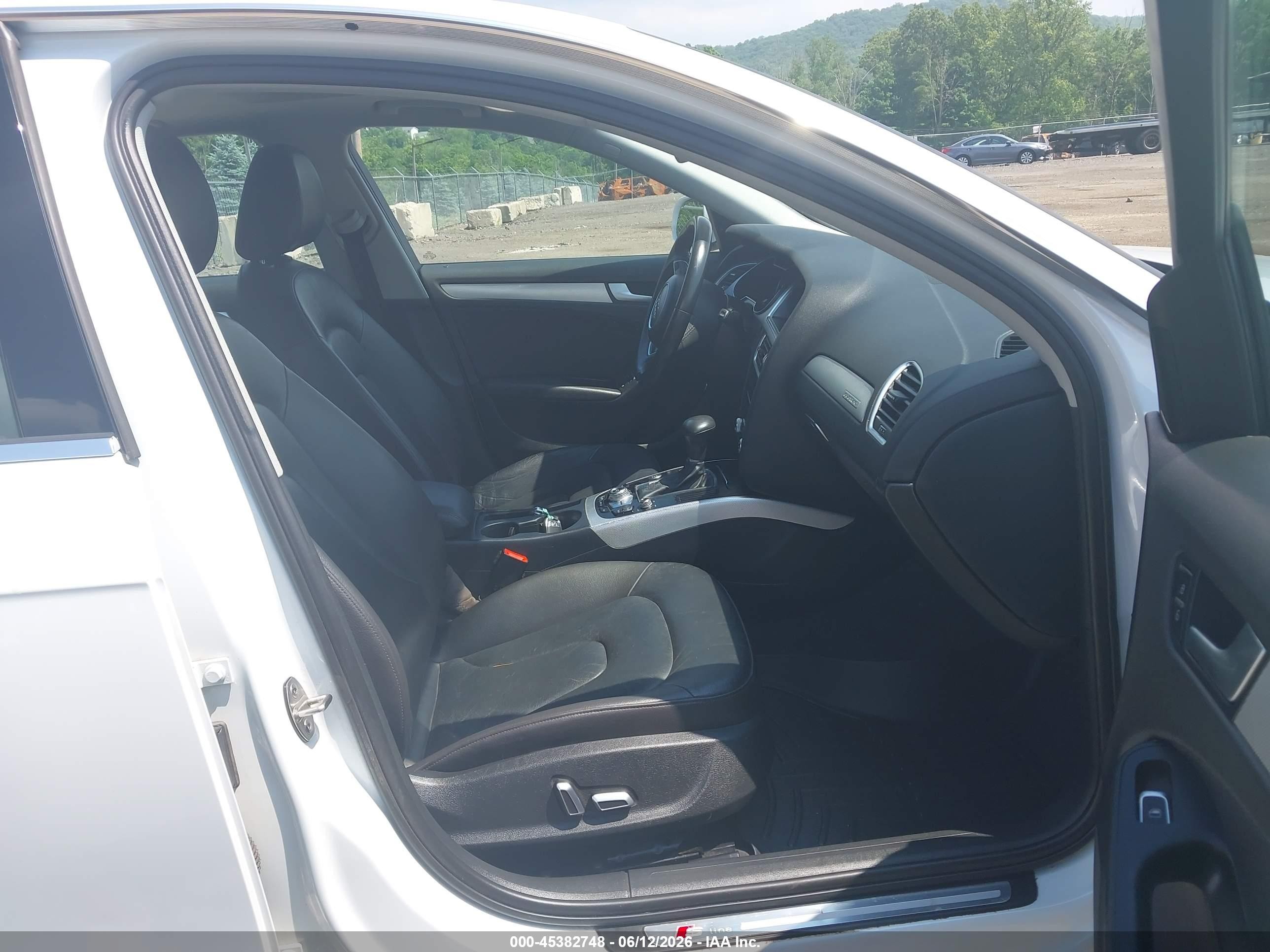 2015 Audi A4 2.0t Premium White vin: WAUFFAFL7FN011652