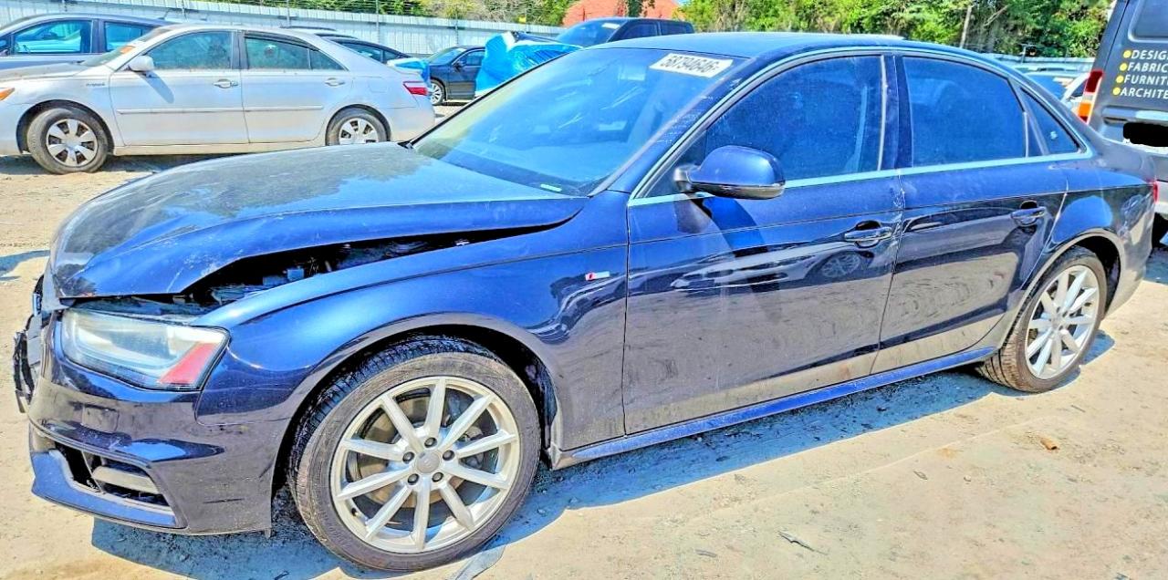 2015 Audi A4 Premium Plus Blue vin: WAUFFAFL7FN024241