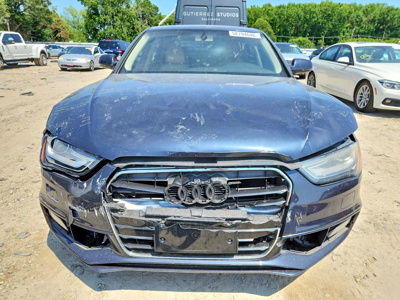 2015 Audi A4 Premium Plus Blue vin: WAUFFAFL7FN024241