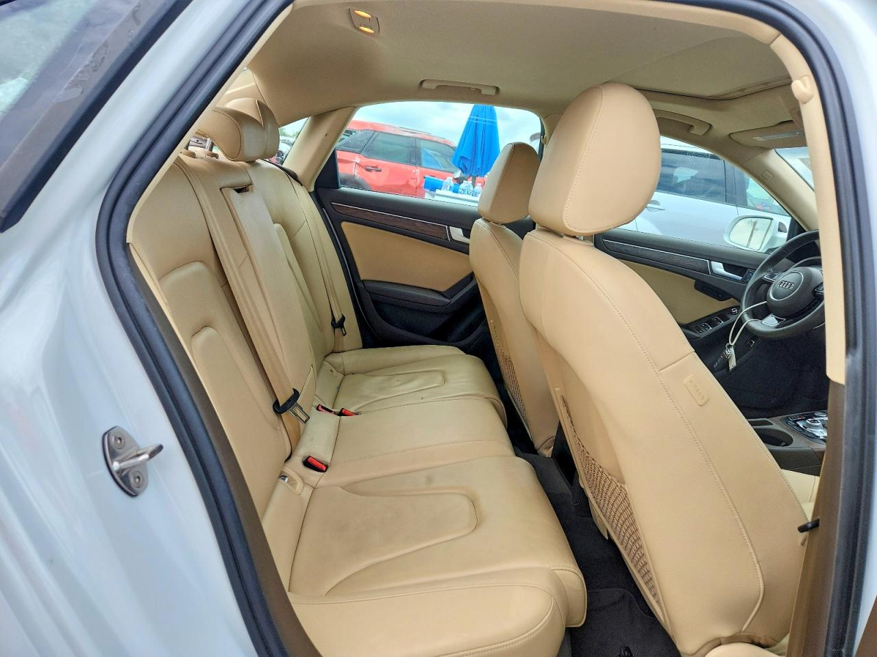 2015 Audi A4 Premium Plus White vin: WAUFFAFL7FN029648