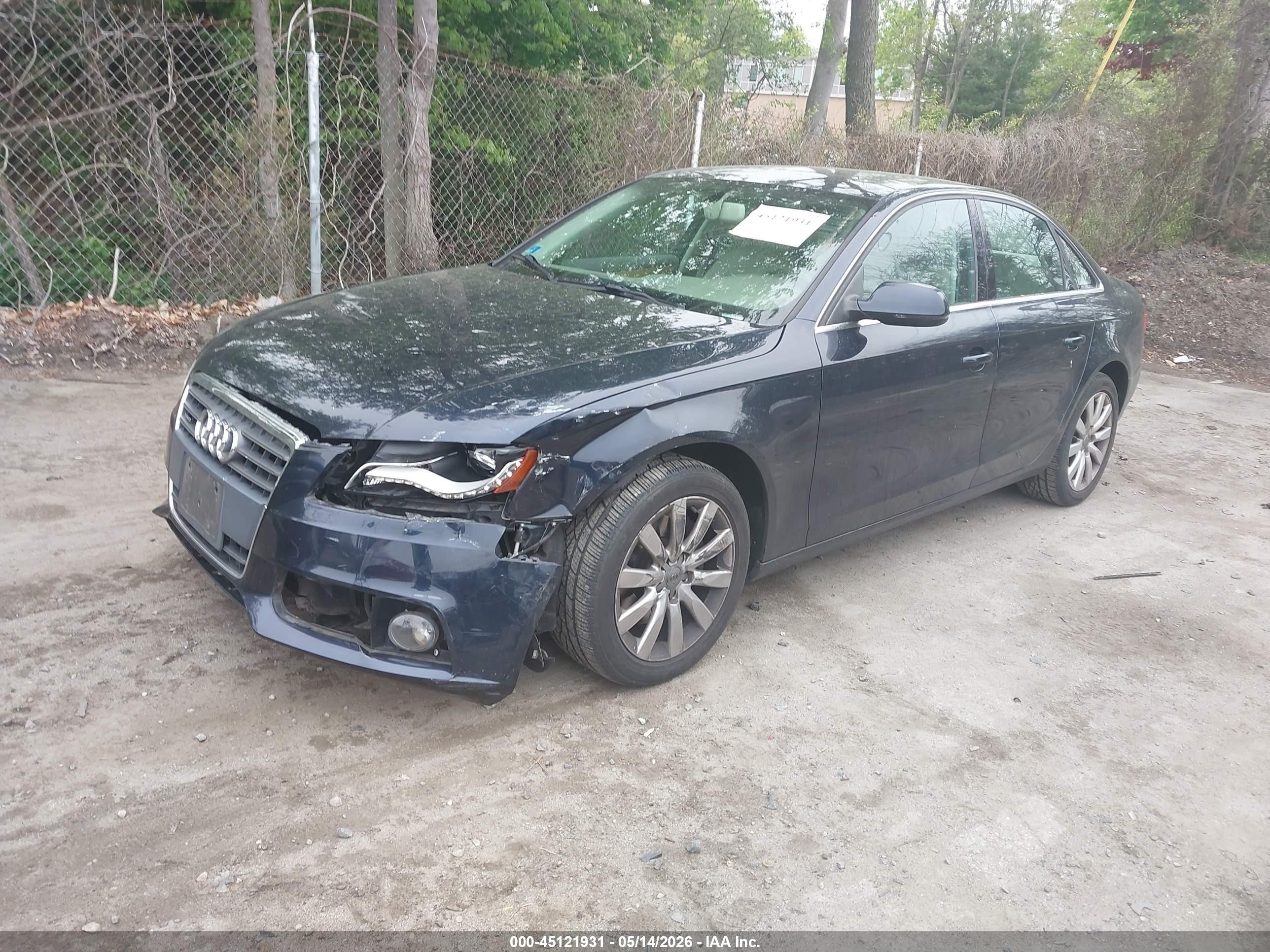 2010 Audi A4 2.0t Premium Blue vin: WAUFFAFL8AN023088