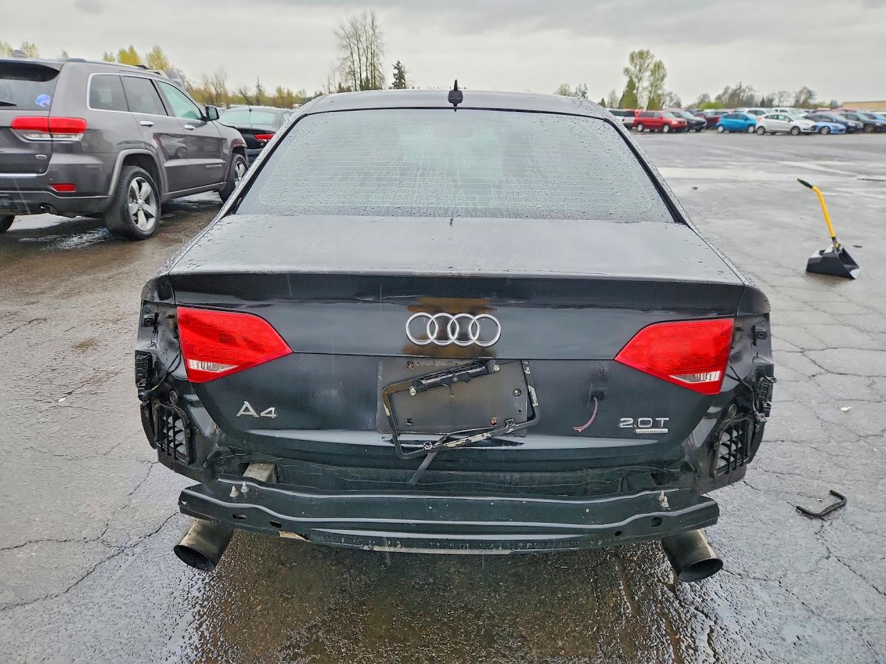 2011 Audi A4 Premium Plus Black vin: WAUFFAFL8BA063518