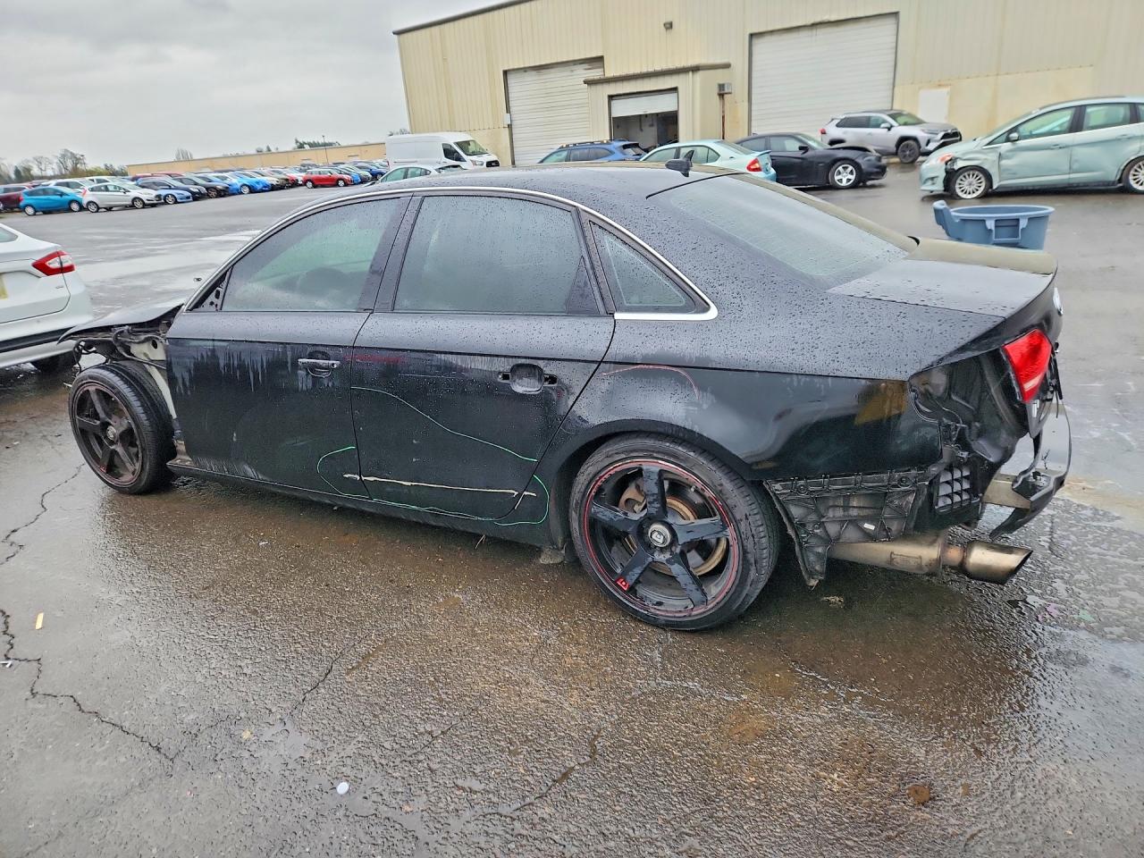 2011 Audi A4 Premium Plus Black vin: WAUFFAFL8BA063518