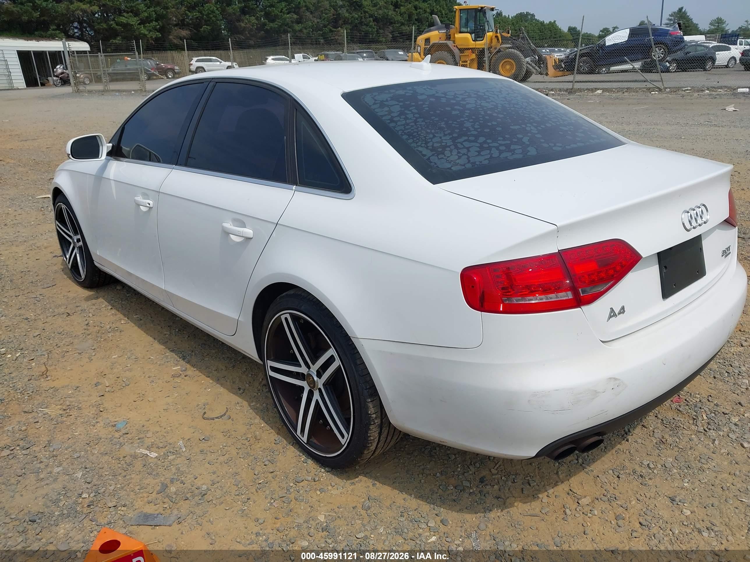 2011 Audi A4 2.0t Premium White vin: WAUFFAFL8BN004669